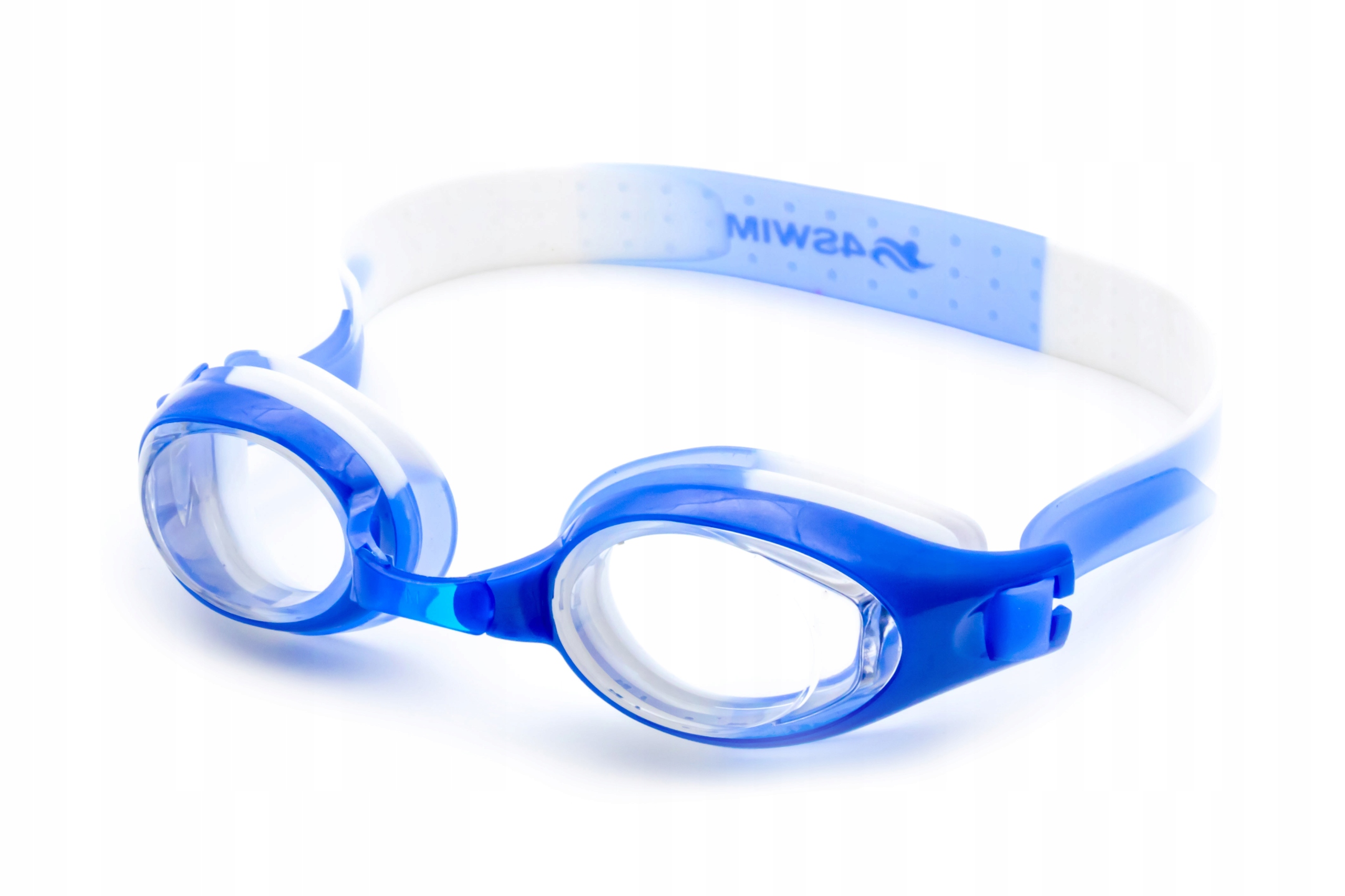 Okulary do pływania dla dzieci 4SWIM Monster Junior Blue