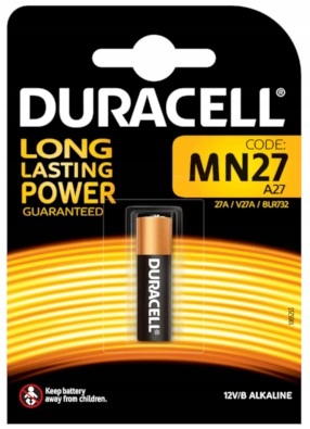 

Bateria Alkaliczna Duracell MN27 A27 8LR732 12V
