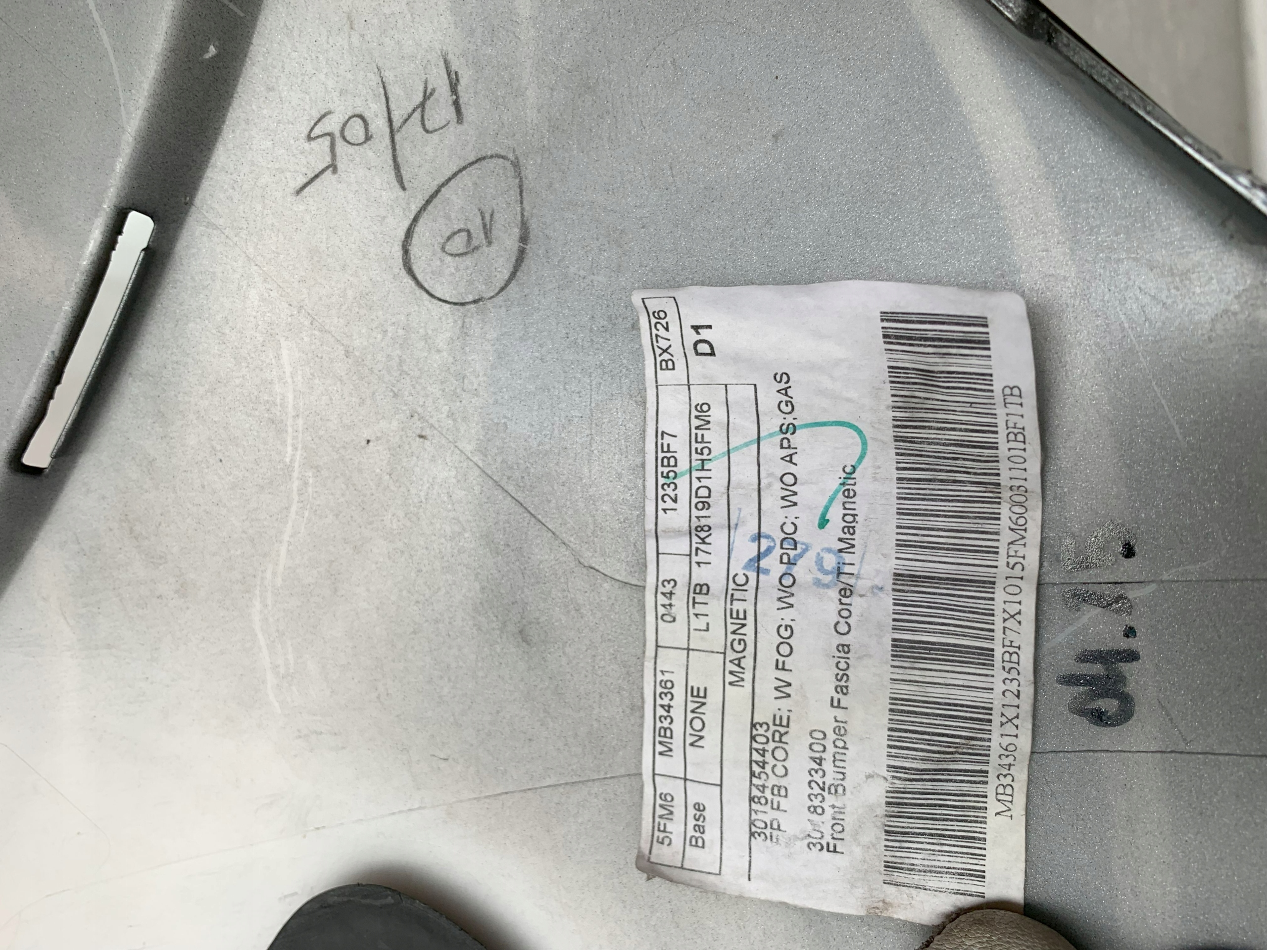 bumper front front Ford Puma 2 II 19r 2019 L1TB17K819D 04.25