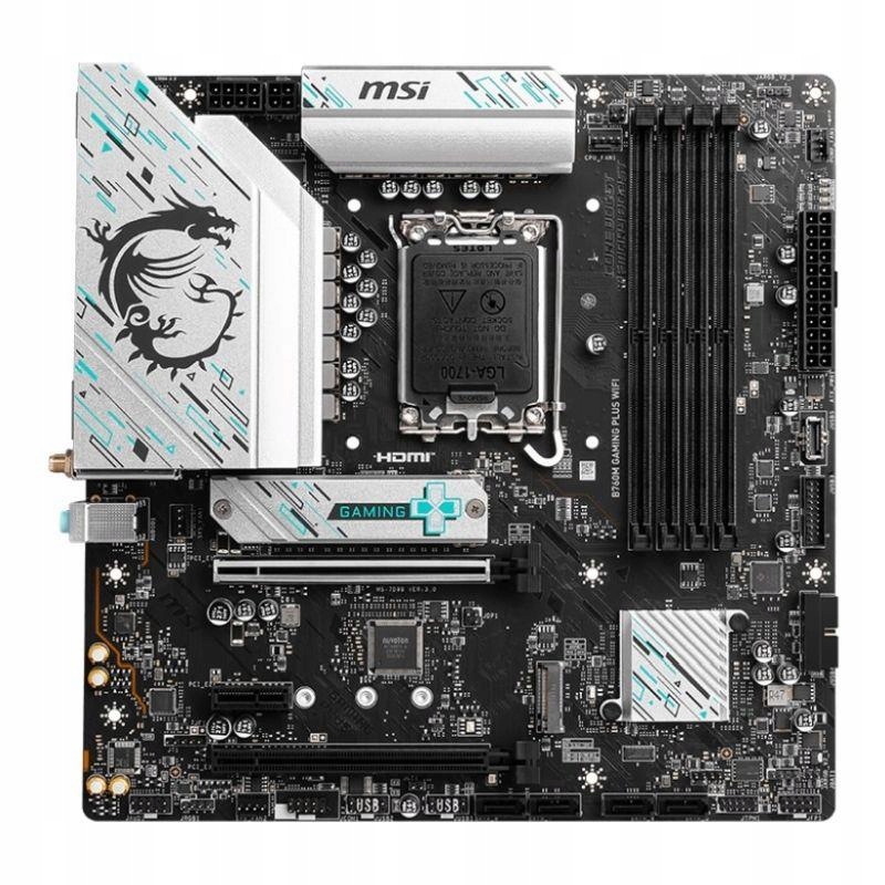Msi Základná Doska B760M Gaming Plus Wifi 2xUSB 3.1 SATA3 PCIe4.0 mATX s.1700