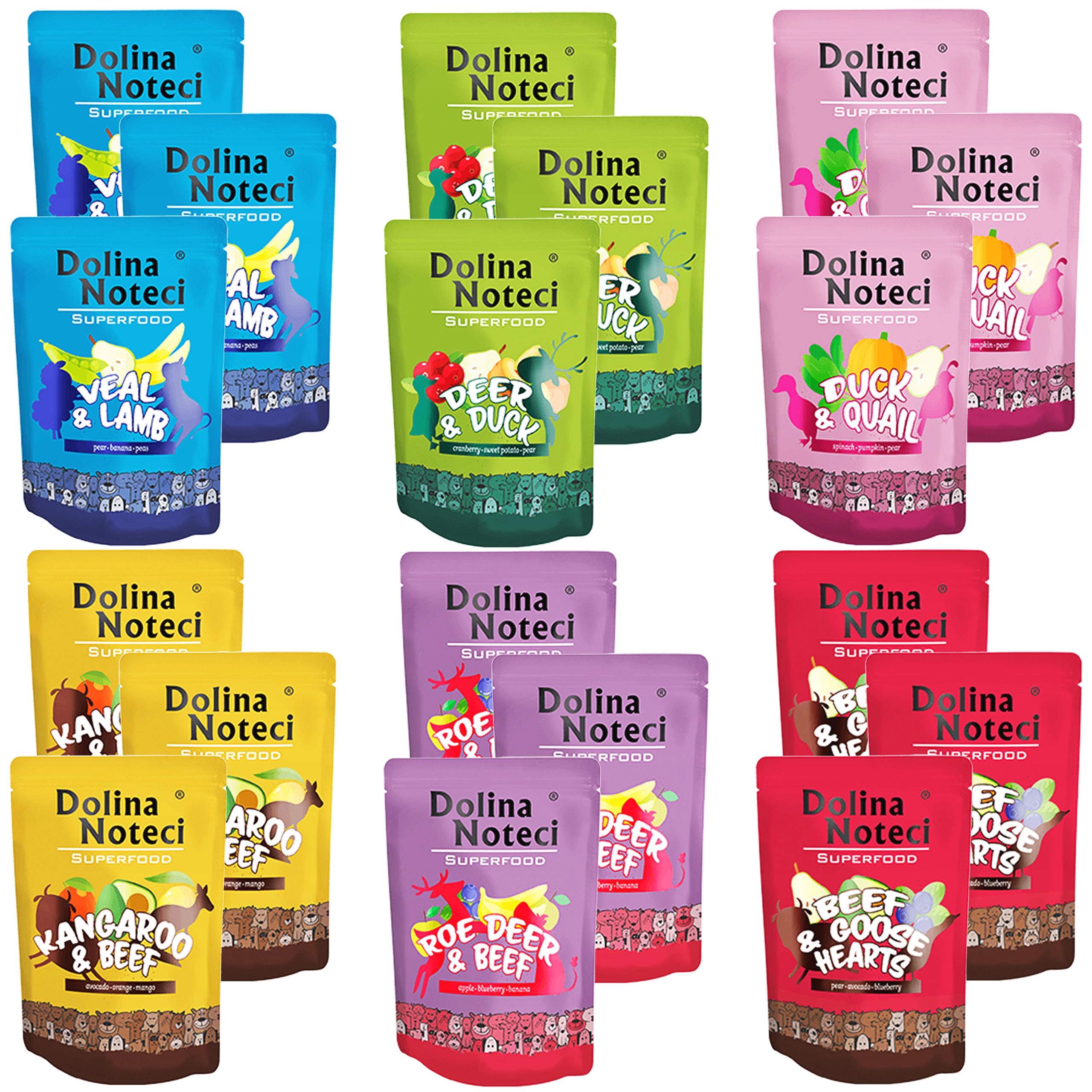 Levně Dolina Noteci Superfood Krmivo pro psy MIX 18 x 300 g