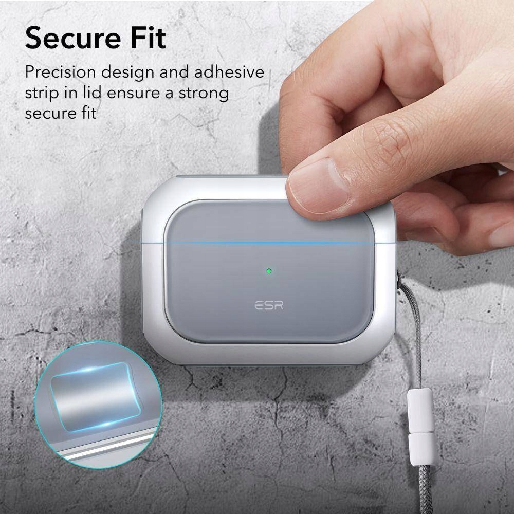 Etui na Apple AirPods Pro 1 / 2 MagSafe ESR Orbit Halolock biały Typ etui z klapką