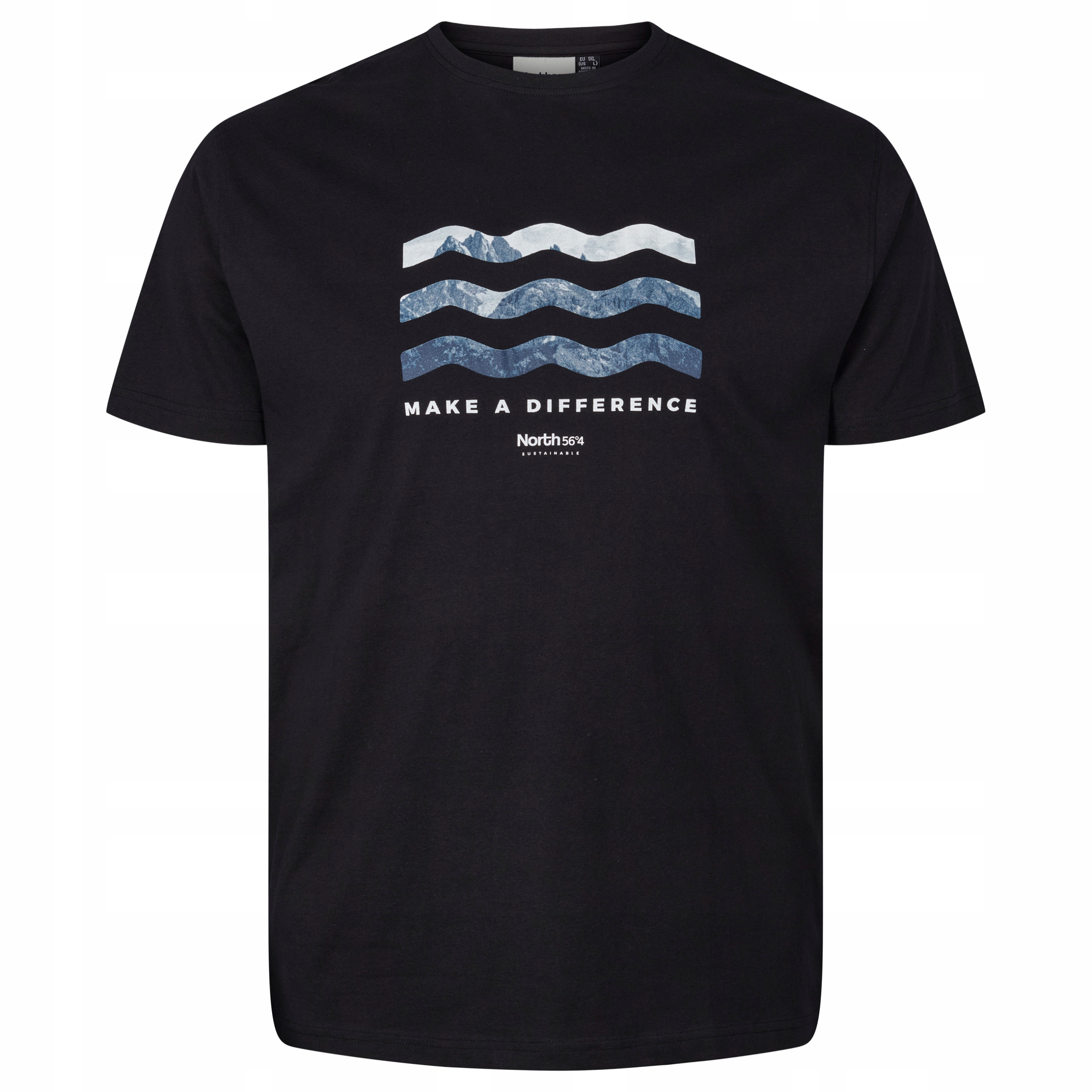 

North Duże Rozmiary Koszulka T-shirt Organic 3XL