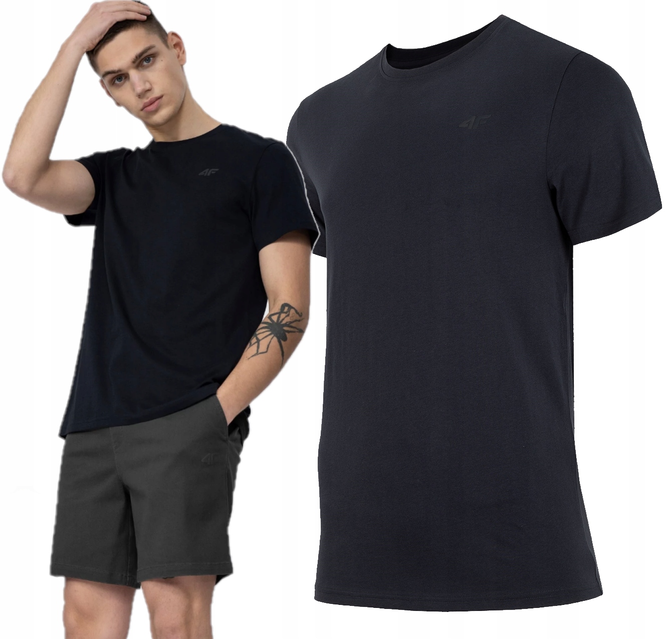

Koszulka Męska 4F T-shirt Bawełniany TSM352 S