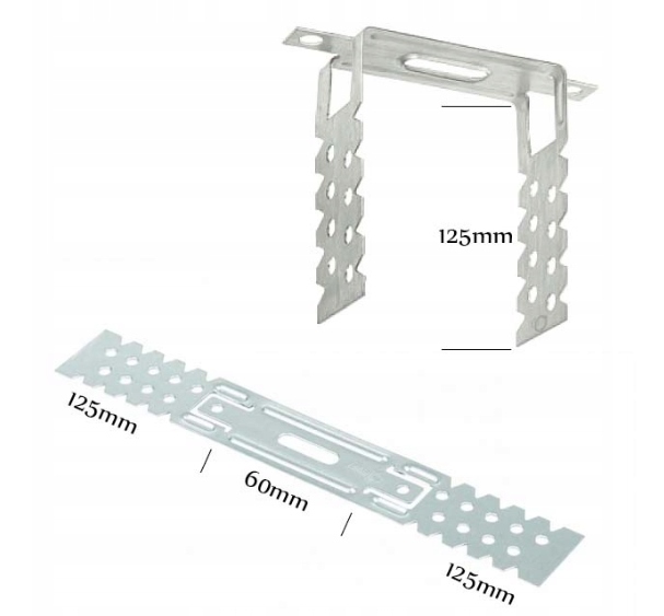 

Wieszak płaski Budmat Es 60/125 1 sztuka