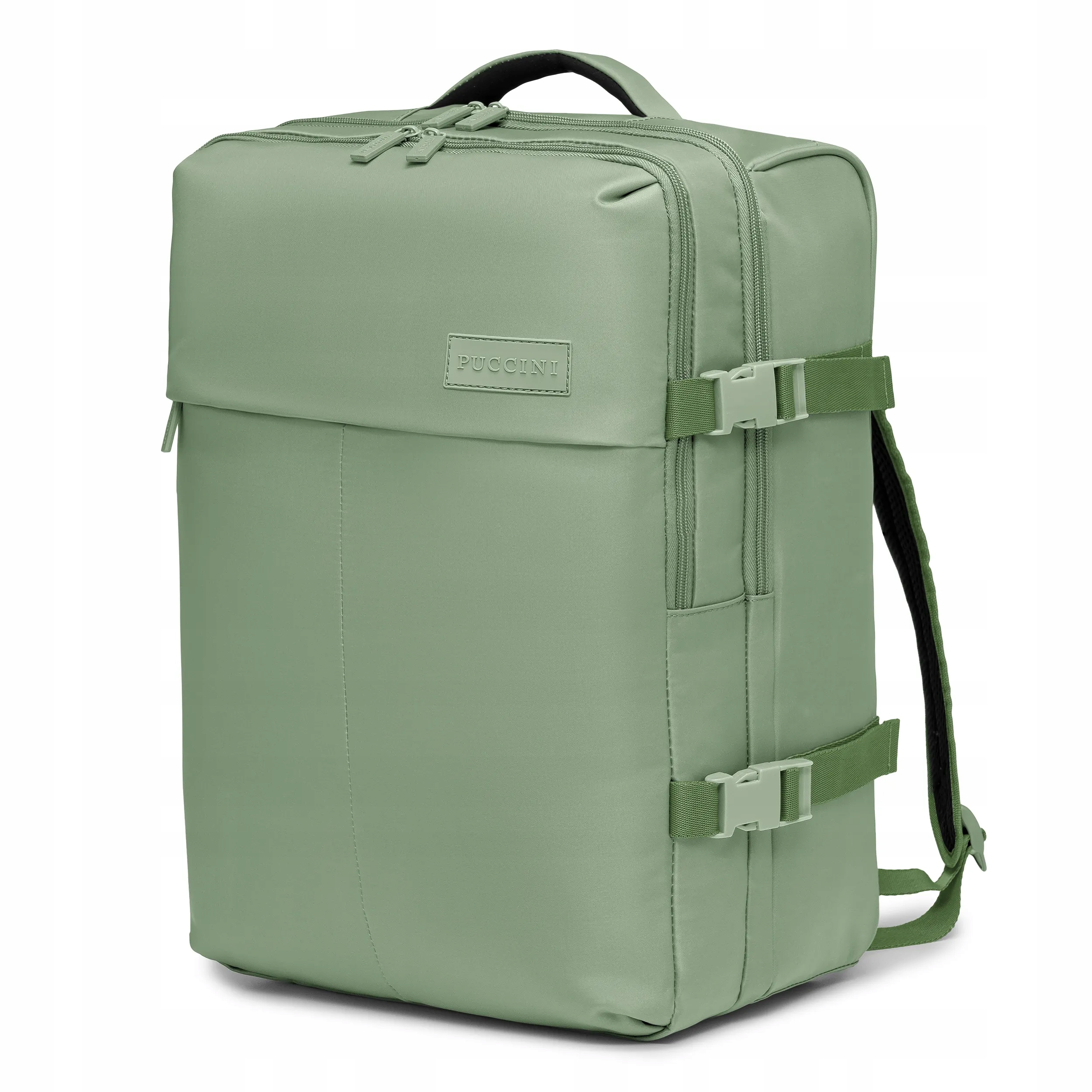 Pánský dámský Batoh na notebook 15,6'' cestovní Puccini zelený PM50251-M-5A