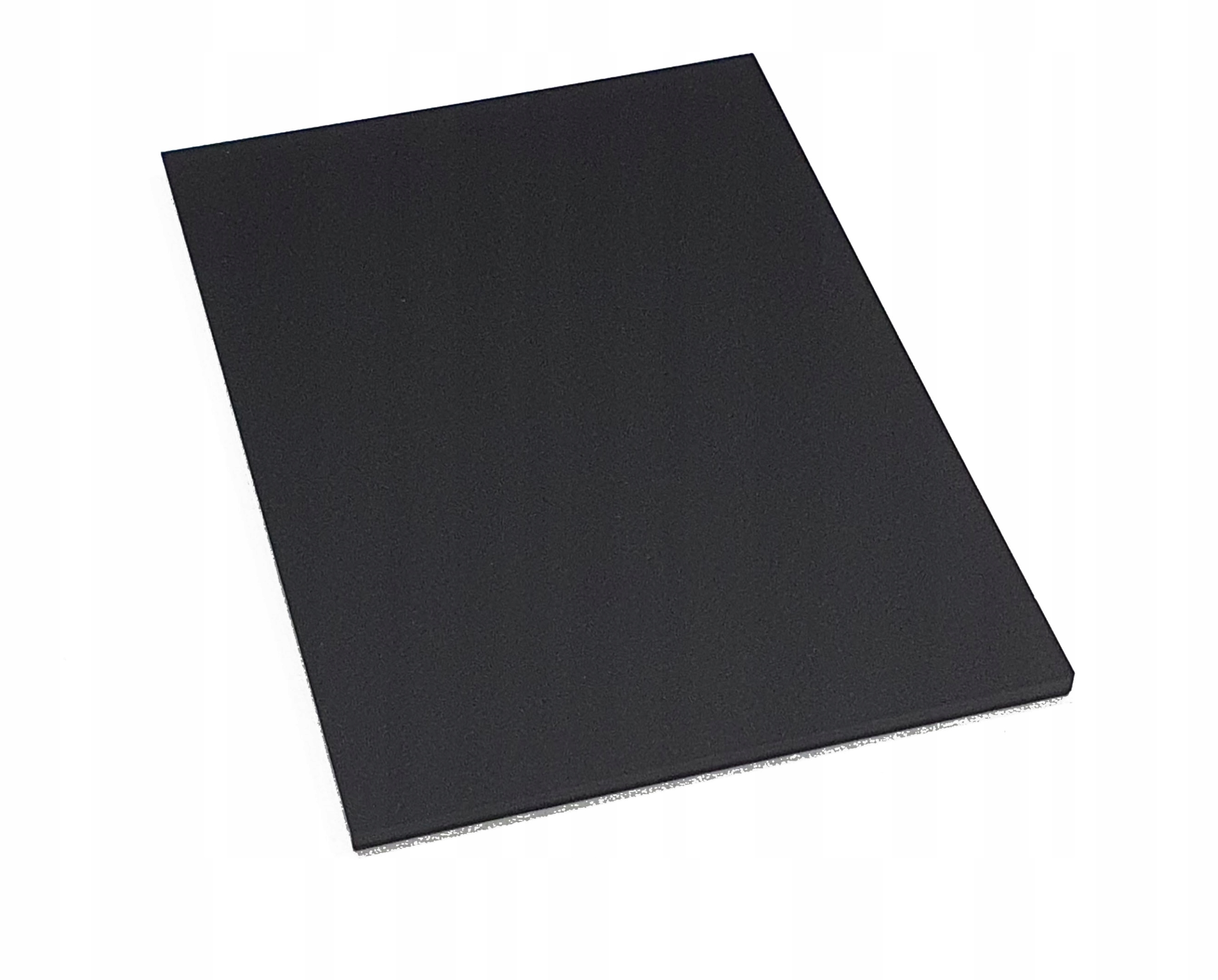 Plechovka Litá černá matná 3 mm, formát 60x40 cm