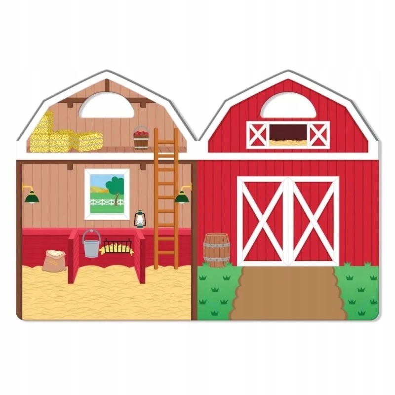 MELISSA & DOUG NAKLEJKI WIELORAZOWE WYPUKŁE FARMA Marka Melissa And Doug