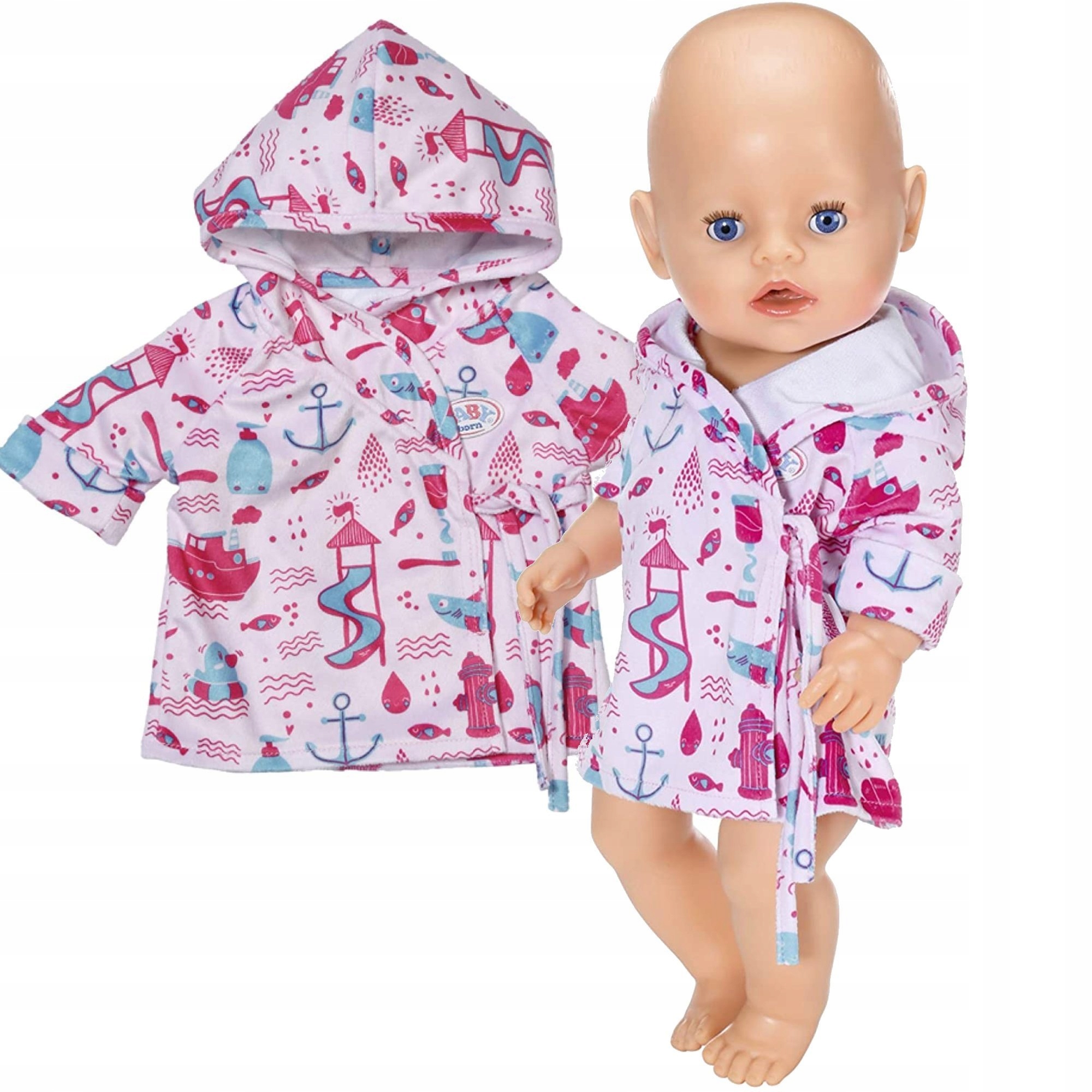 

Baby Born Kąpielowy Szlafrok Z Kapturem Dla Lalek