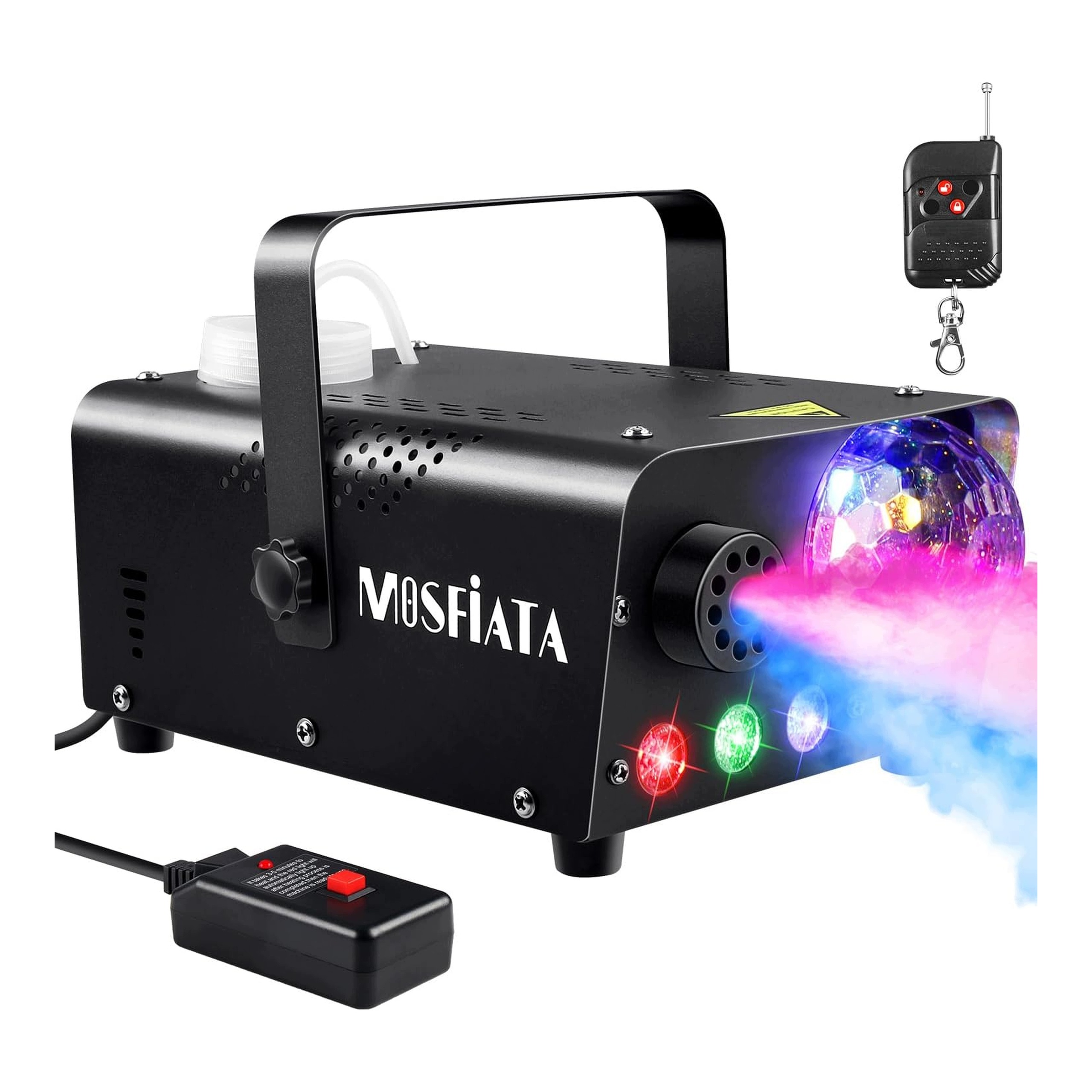 Elektronický Kouřový Stroj Mosfata LED-600 Výrobník Kouře Rgb 600W