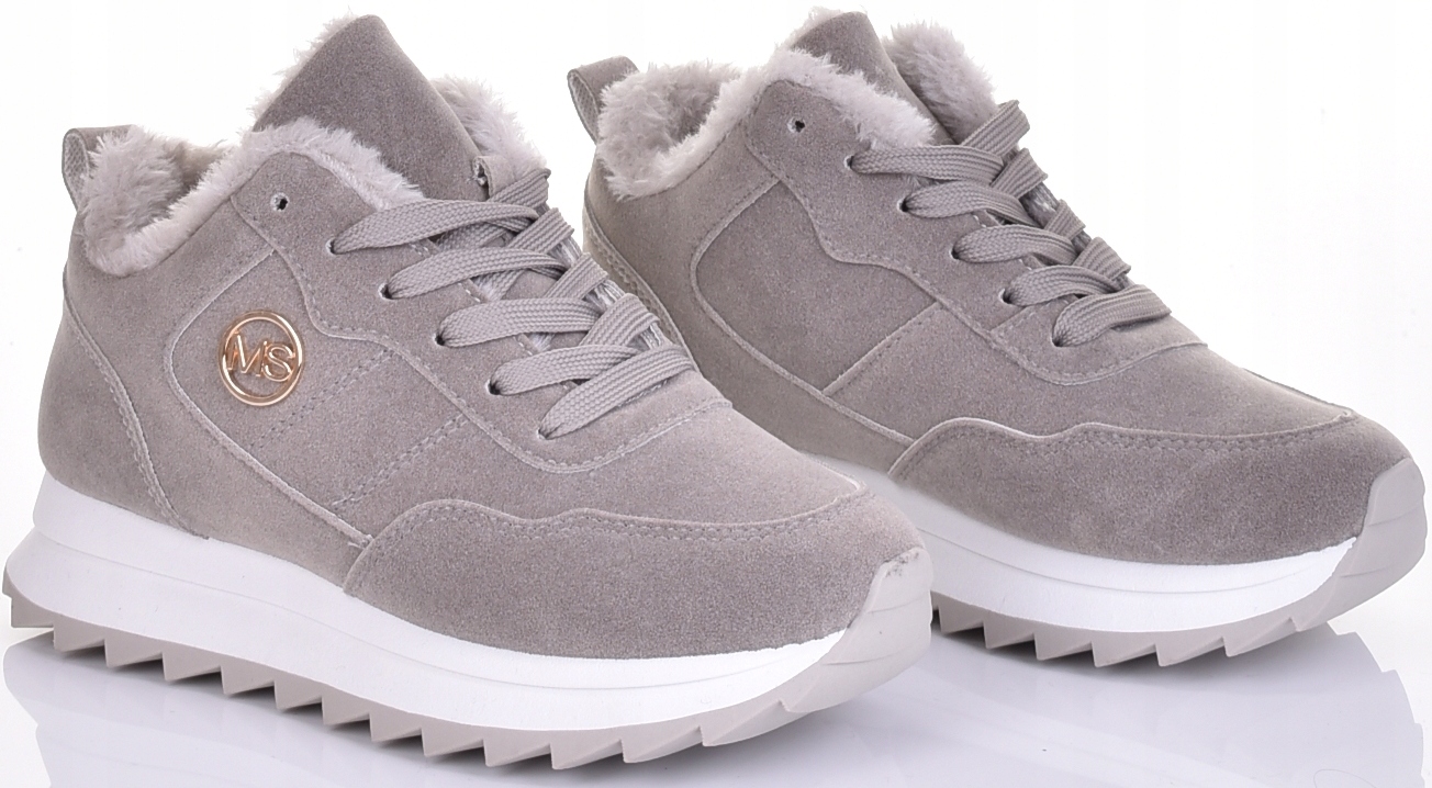 ŚNIEGOWCE DAMSKIE OCIEPLANE BUTY ZIMOWE MODNE NISKIE FUTERKO