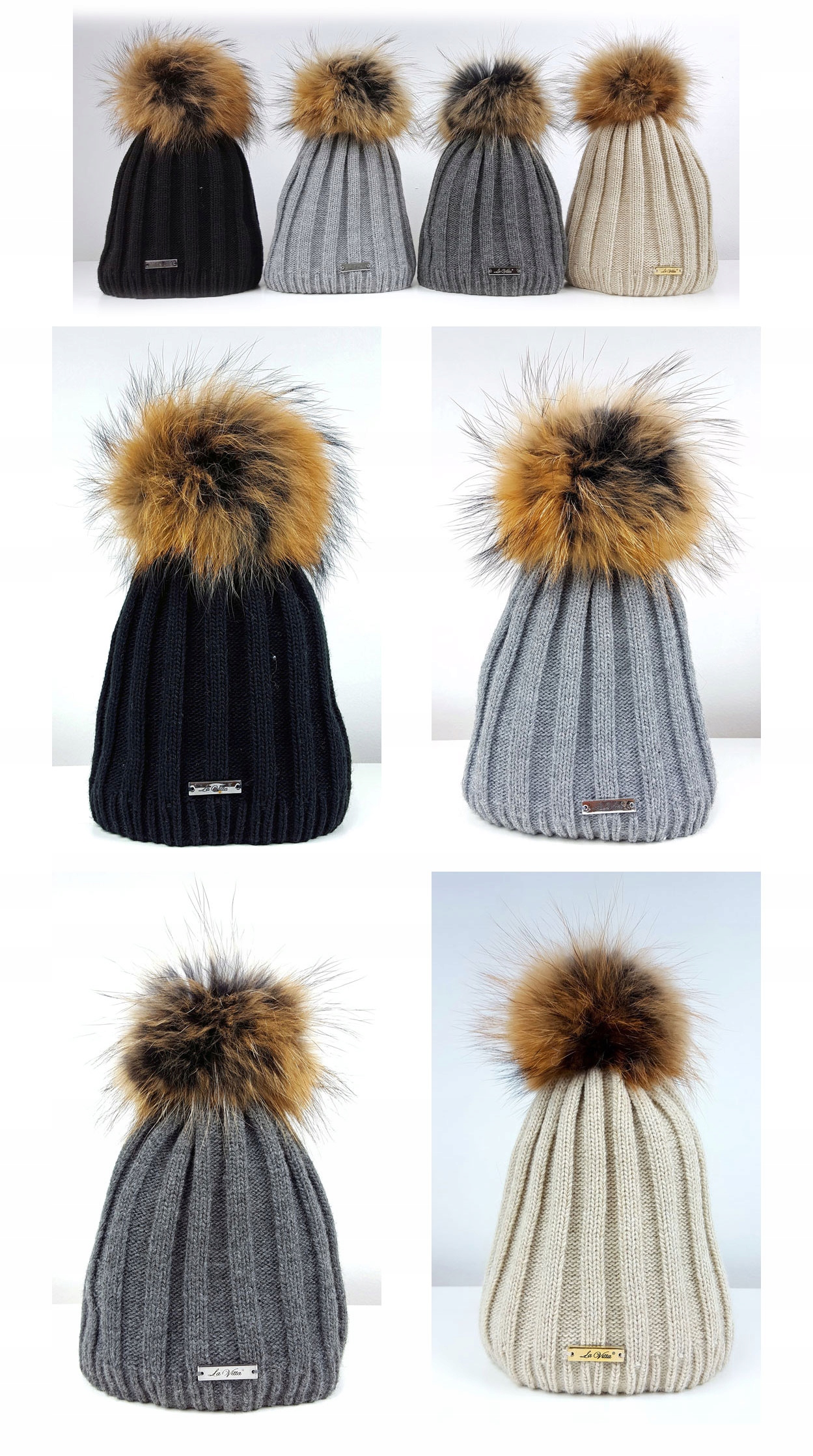 ALICE CZAPKA ZIMOWA MEGA POMPON JENOT KASZMIR WOOL Cechy dodatkowe pompon