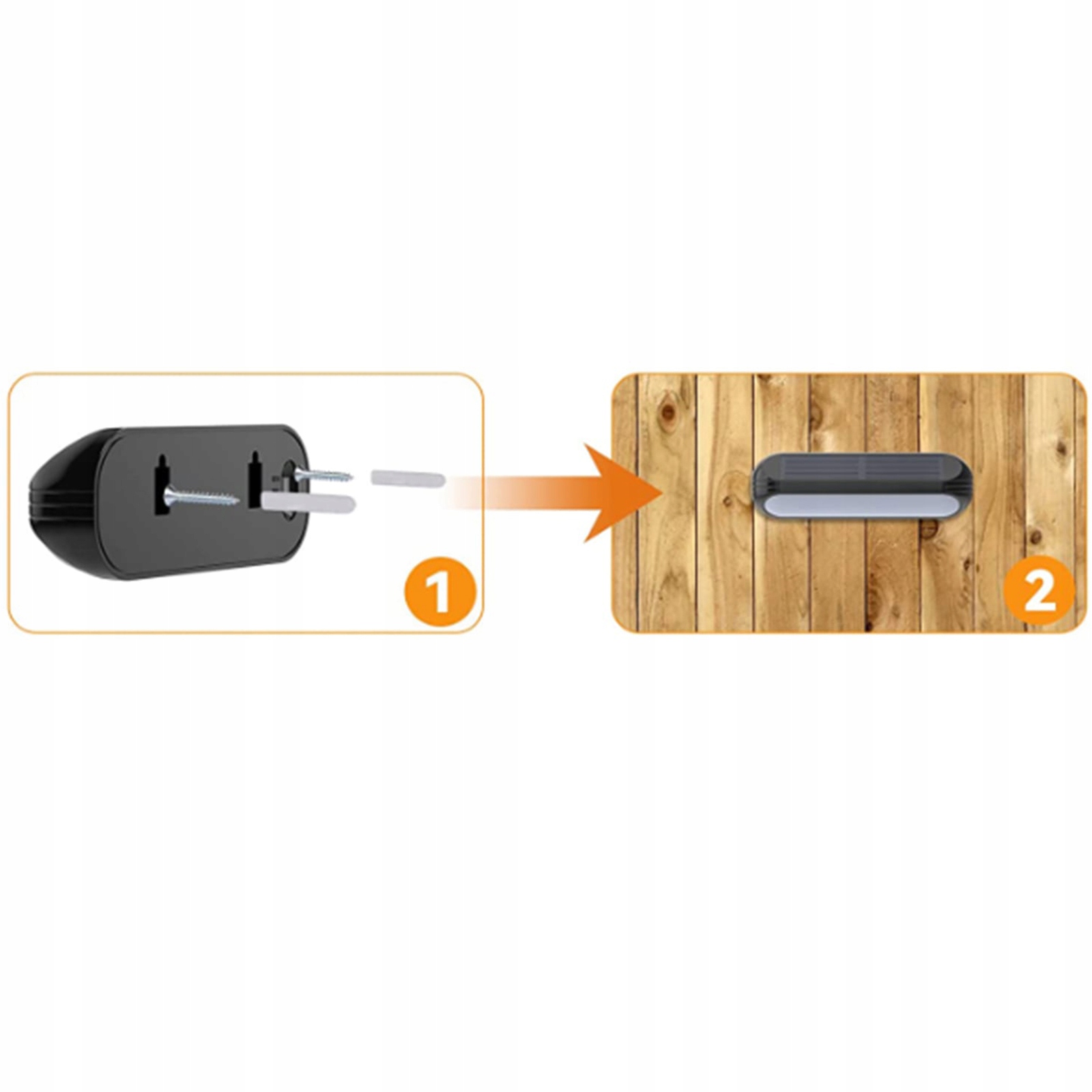 LAMPA ELEWACYJNA SOLARNA OPRAWA ZEWNĘTRZNA KINKIET OGRODOWY LED RGBW Szerokość produktu 16.7 cm