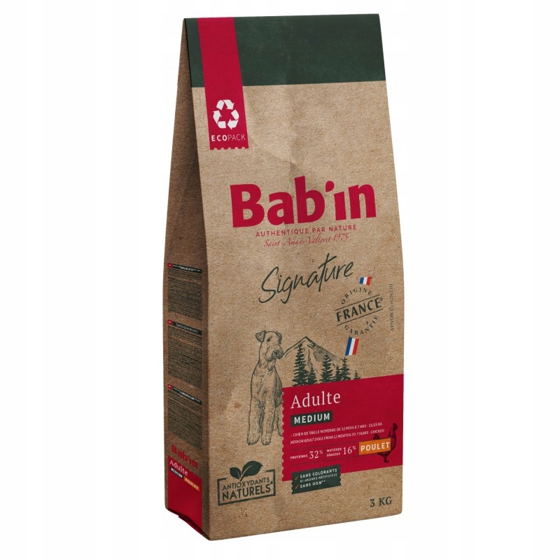 Bab'in Signature Medium Adult pro psy středních plemen 3 kg