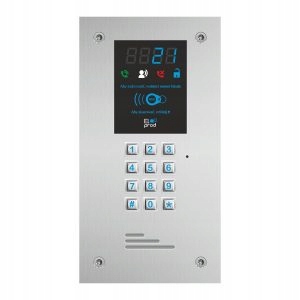 Domofon cyfrowy Elprod 2 żyłowy wielorodzinny obudowa podtynkowa