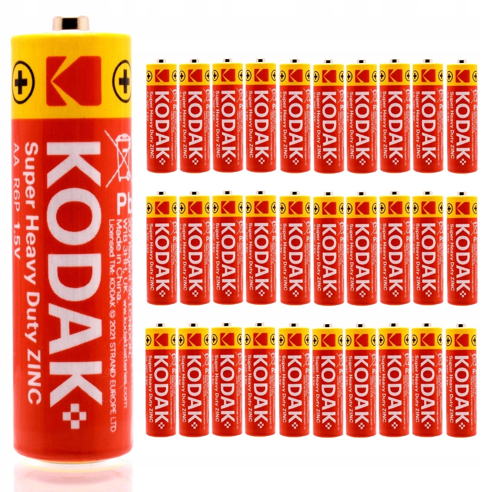 

Baterie Paluszki Aa 1 5V R6 Kodak Bateria 30 sztuk
