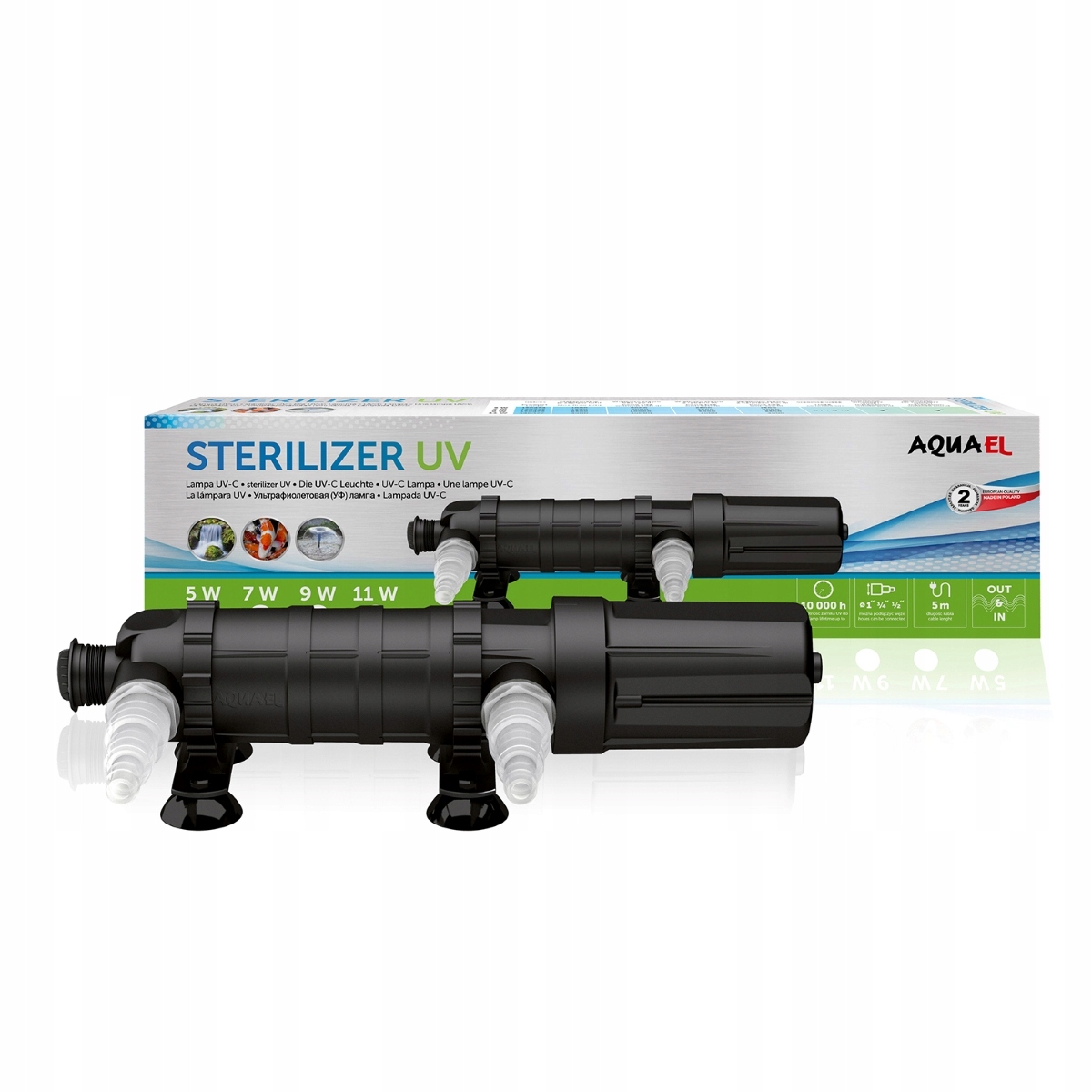 Aquael Uv sterilizátor Ps 2.0 5W Uvc lampa do očka