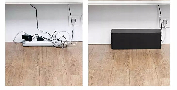 Pudełko na przedłużacz kable przedłużacz organizer Kod producenta KBO-BK