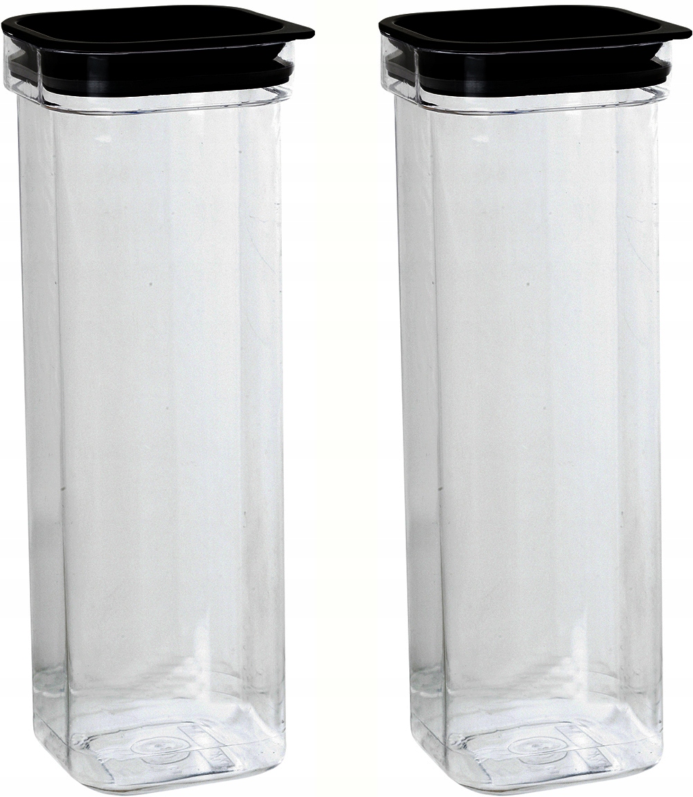 

Plast Team 2x Pojemnik na żywność sypkie 1,7 L