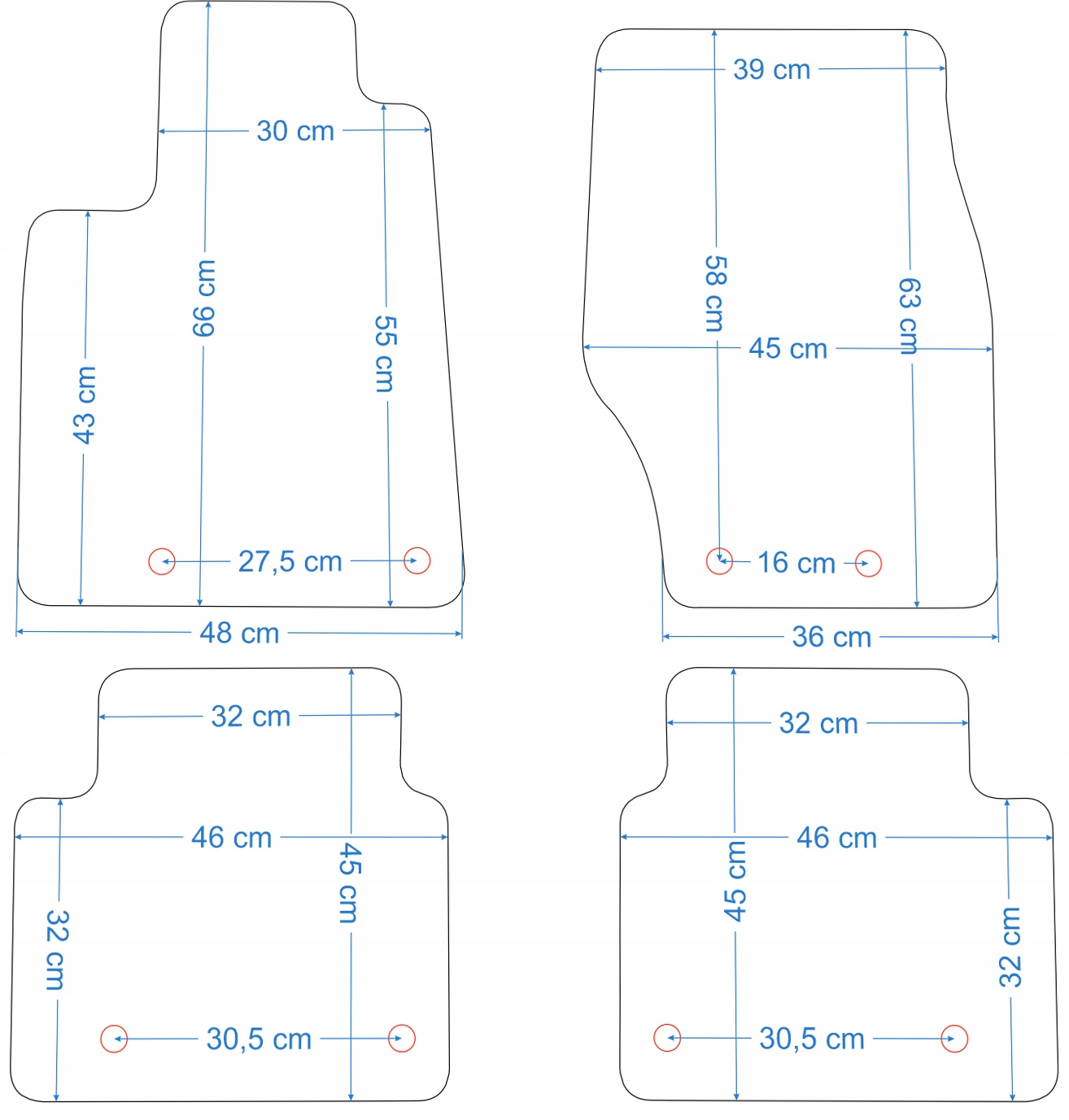 Czarne dywaniki welurowe Diamond, ALDOS- Jeep Grand Cherokee V WL od 2022r. Producent Aldos