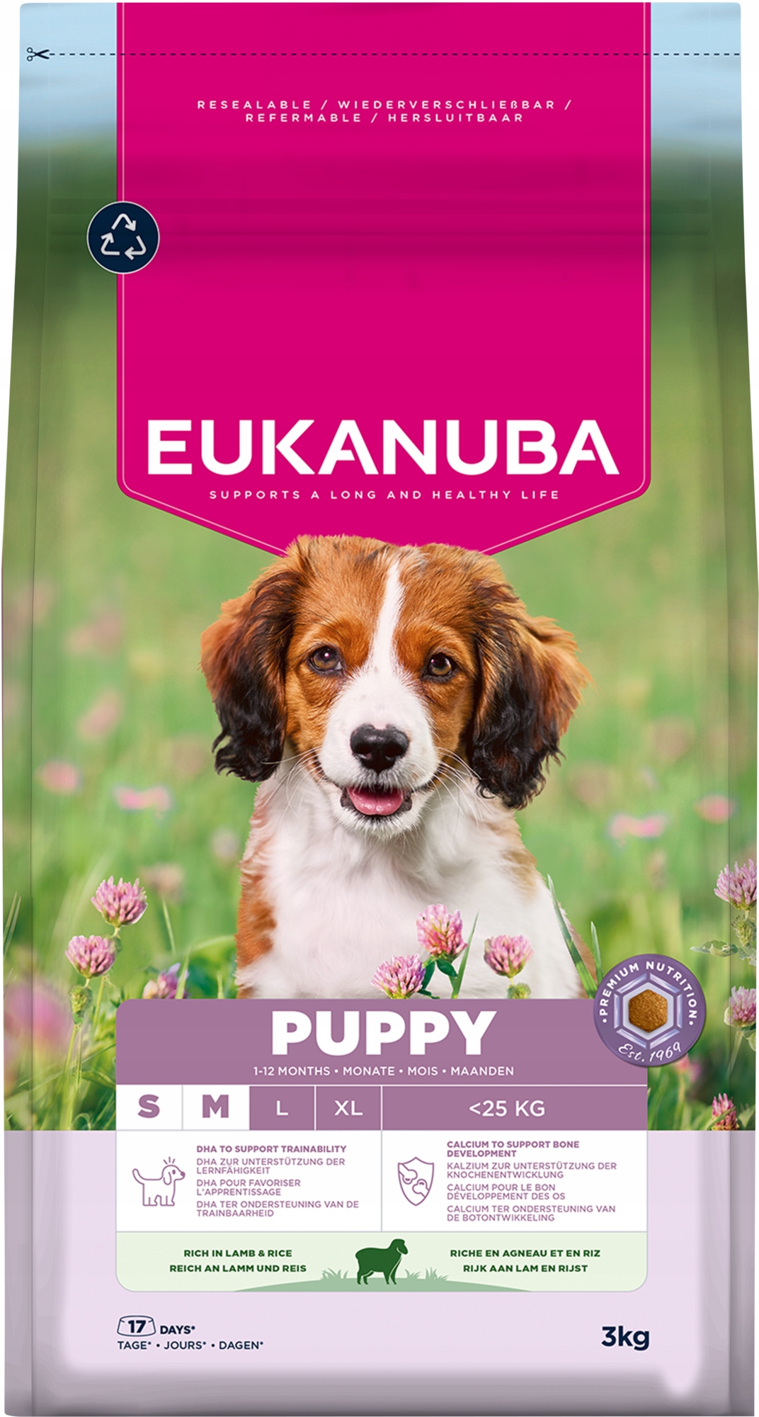 Levně Eukanuba suché krmivo s jehněčím masem 3 kg