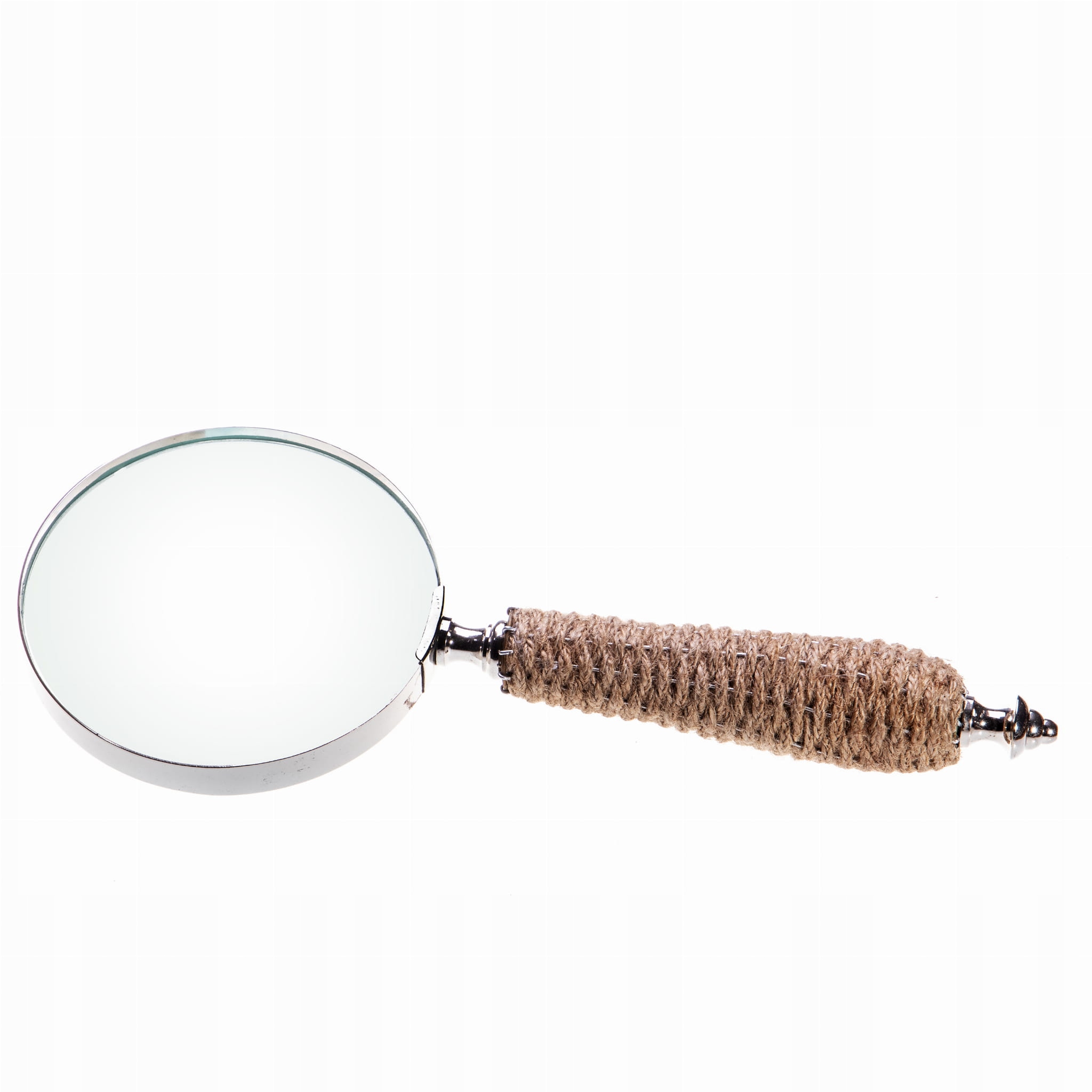 Lupa Sklo Antyki24 s rukojetí Hnědá Vintage 25 cm