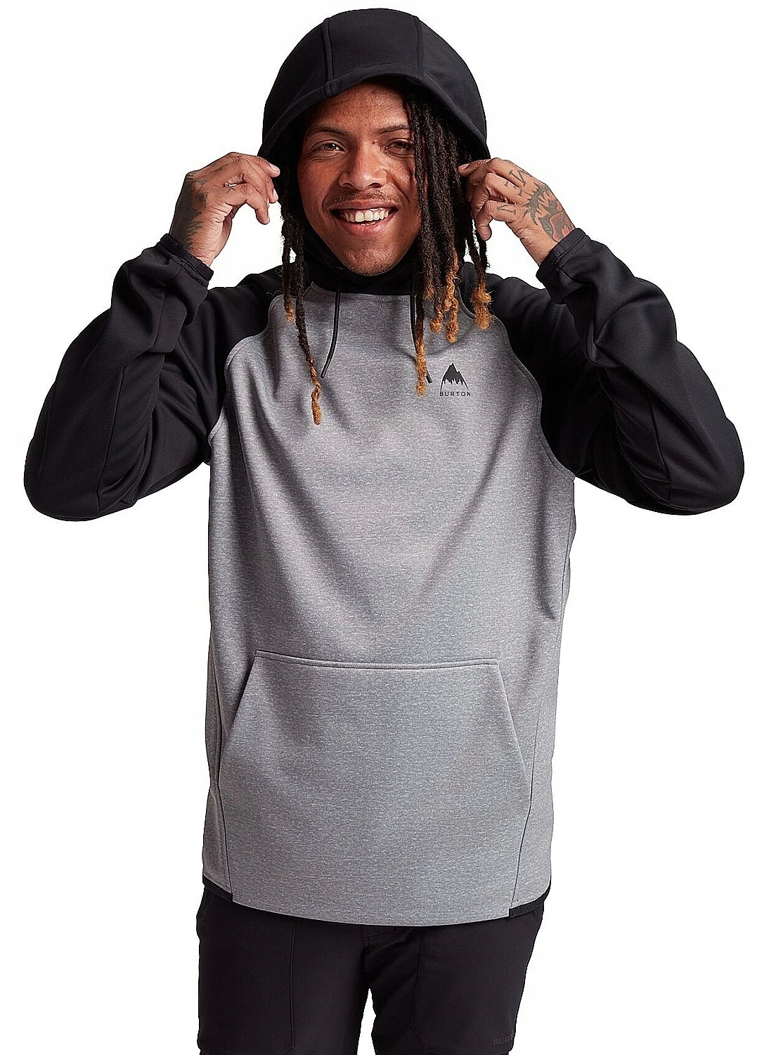 bluza Burton Crown Weatherproof Pullover Gray