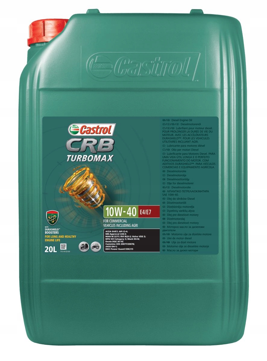 Castrol Olej silnikowy 10W40 20l Crb Turbo 469524
