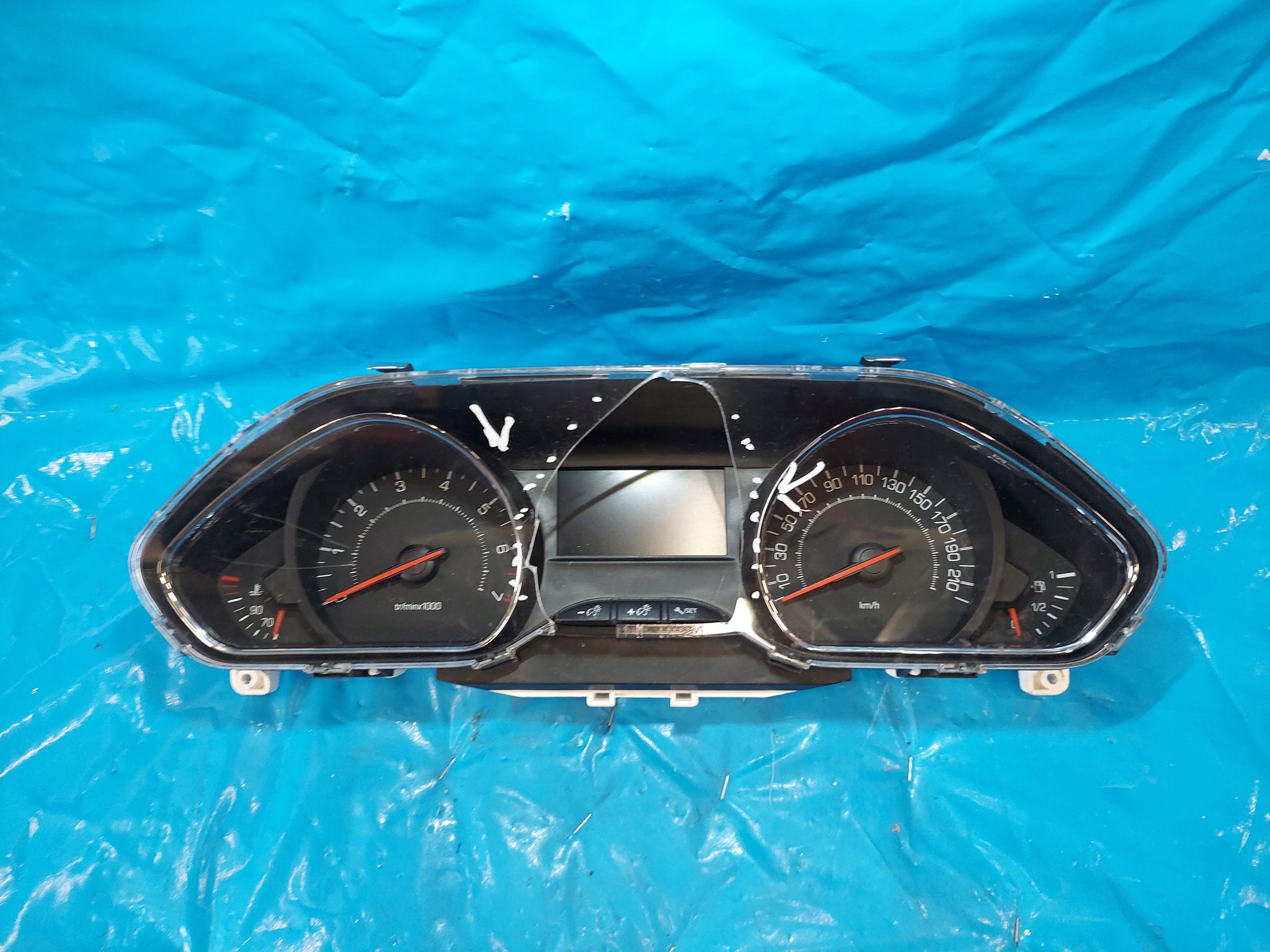 dials clock PEUGEOT 208 9801904780
