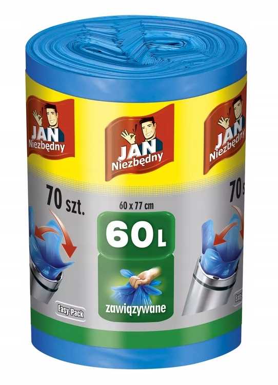 Jan Niezbędny sáčky Hd Easy-pack Modré 60L 70ks