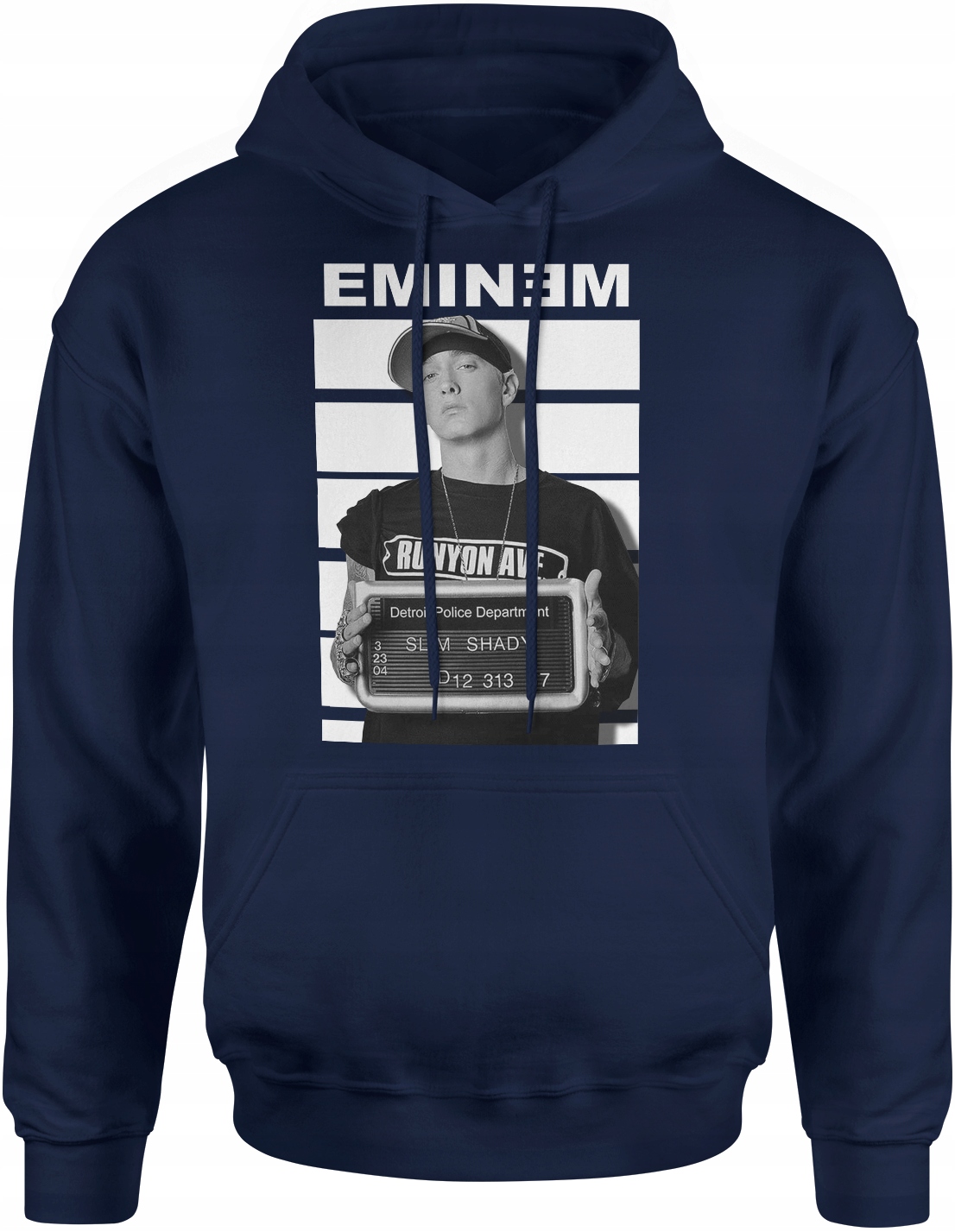 EMINEM BLUZA MĘSKA HIP HOP RAP SLIM SHADY ROZM M Z KAPTUREM DRESOWA NADRUK