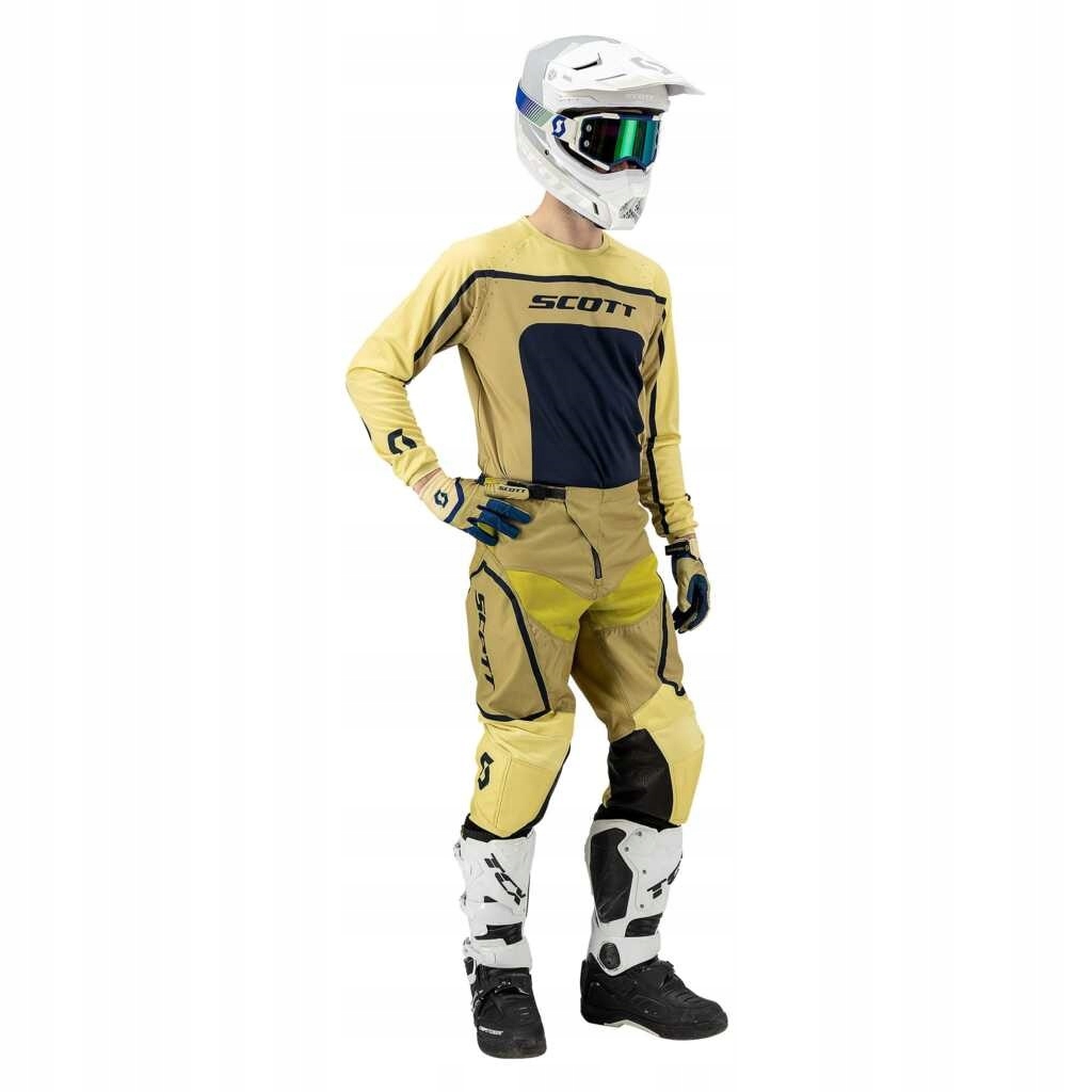 Spodnie Scott 350 Track Evo beige tan/blue Stan opakowania oryginalne