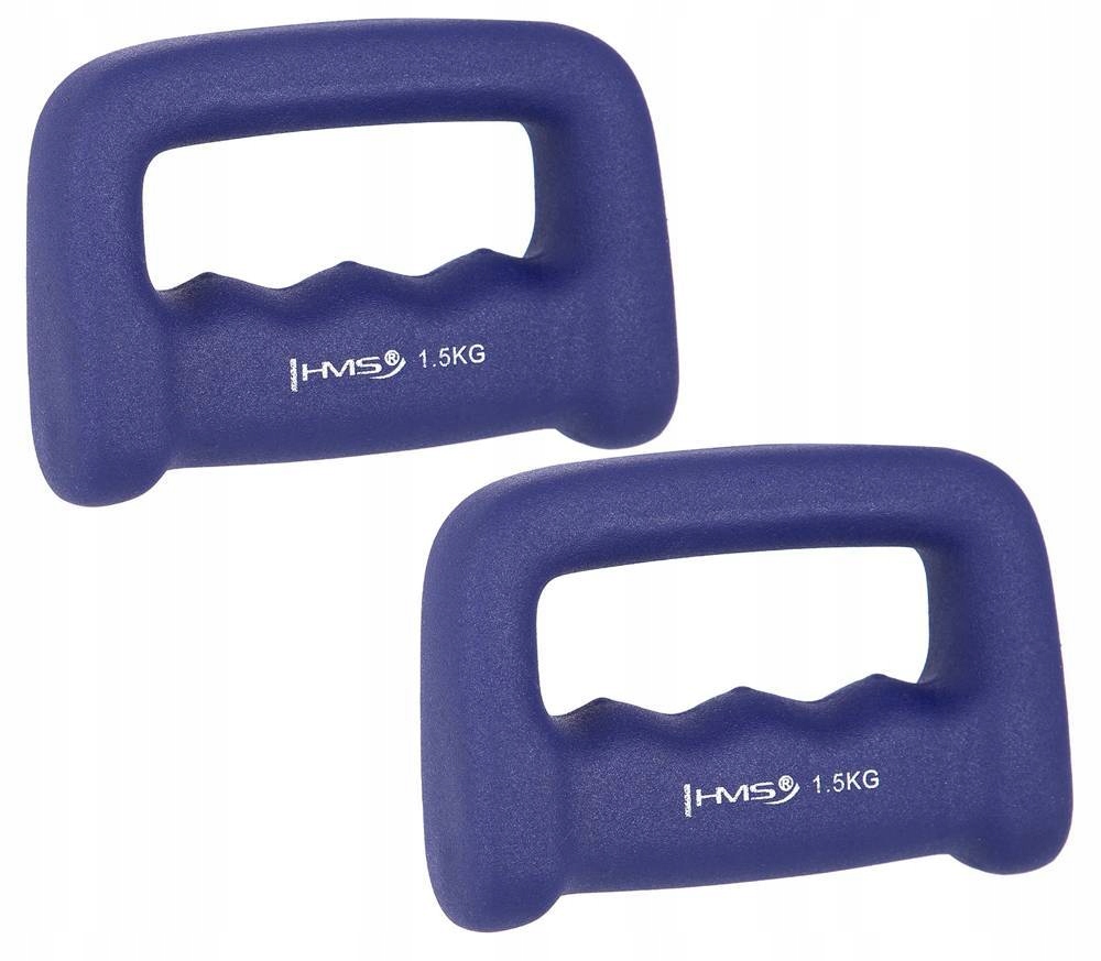 HMS Hantelki Kastety Ciężarki Żeliwne Do Ćwiczeń Fitness 2x1,5 kg