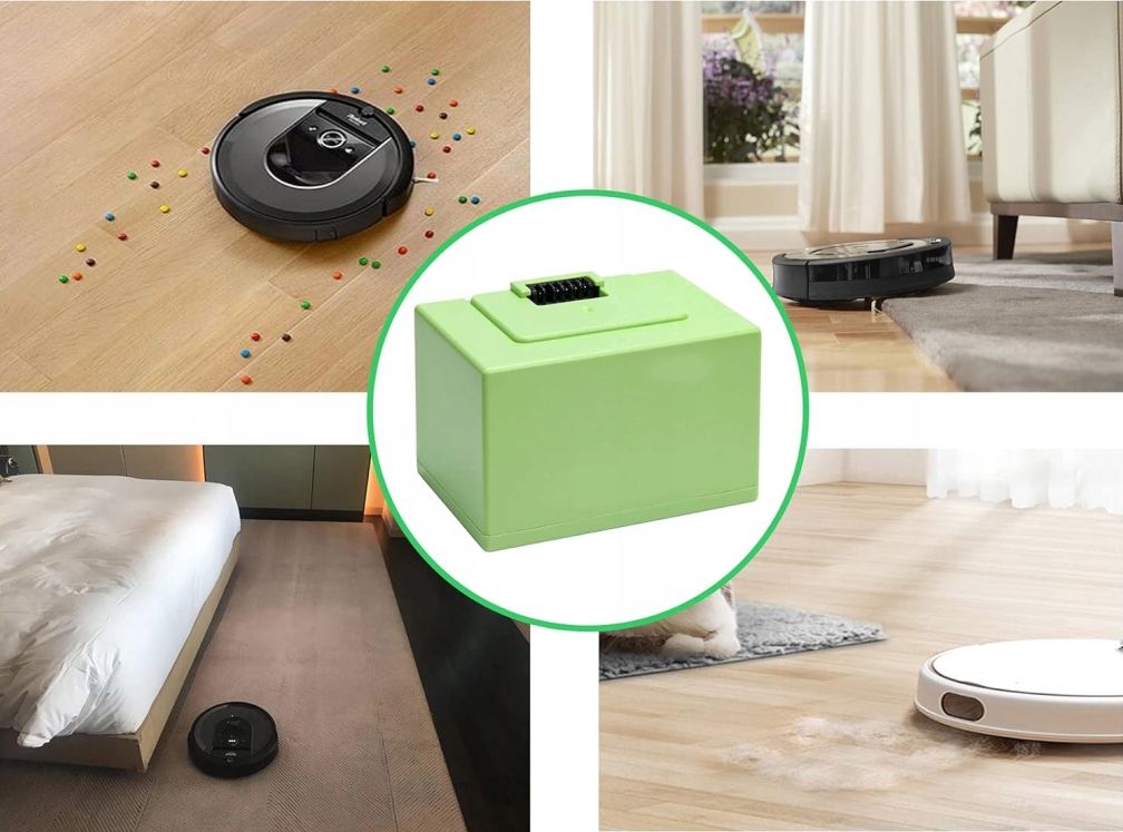 Bateria do iRobot Roomba i7 i7 e5 e6 Kolor dominujący zielony