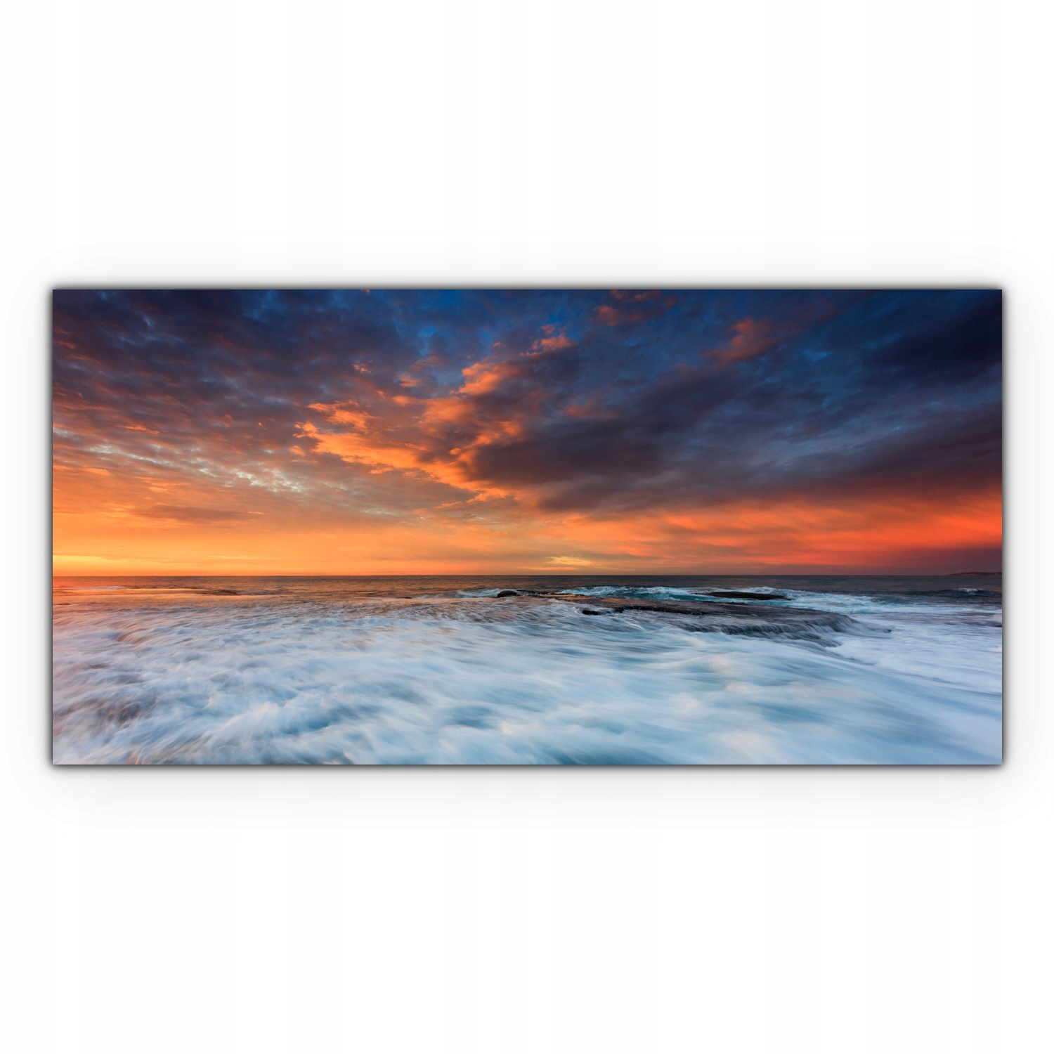 

Canvas na ramie ścienny 140x70 Ocean Wschód Słońca