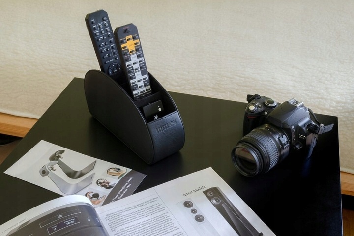 SKÓRZANY ORGANIZER ETUI STOJAK NA PILOTY TELEFONY Model RCH-1