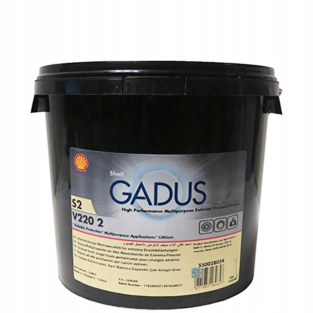 

Shell Gadus S2 V220 2 5KG smar wielofunkcyjny