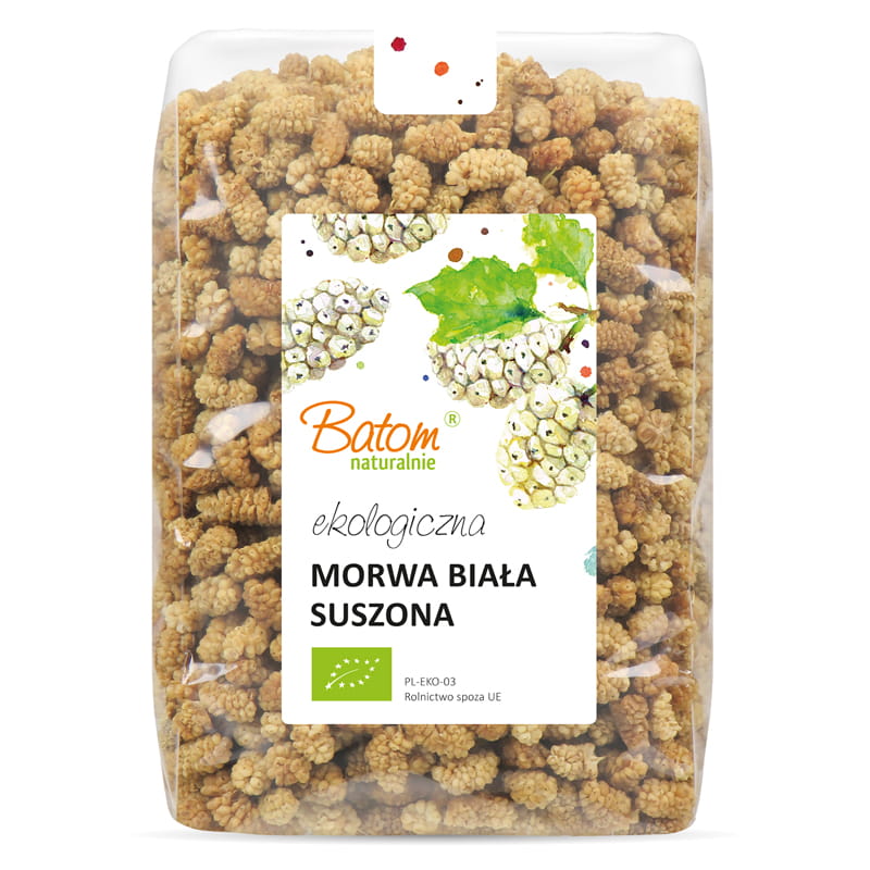 Morwa biała suszona Bio 1kg Batom