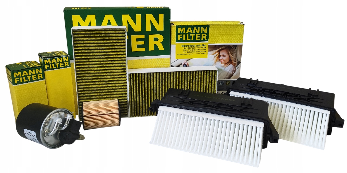 Mann Sada Filtrů Mercedes S-klasa W222 13-17 3.0d S 350d 258KM BlueTEC