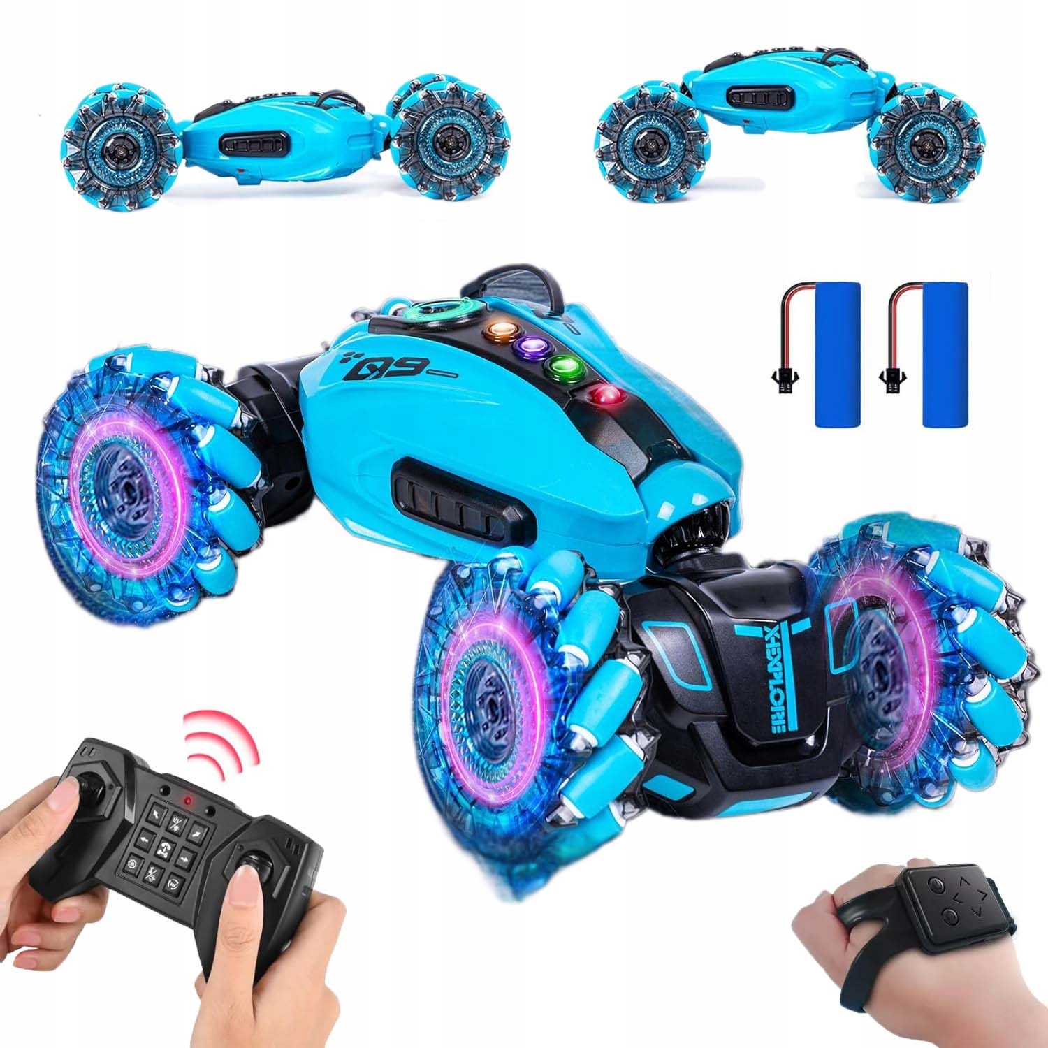 Driftovací Auto 4WD Twist Terénně Ovládané Rc 360° Rukou Gesty Dálkové Ovládání