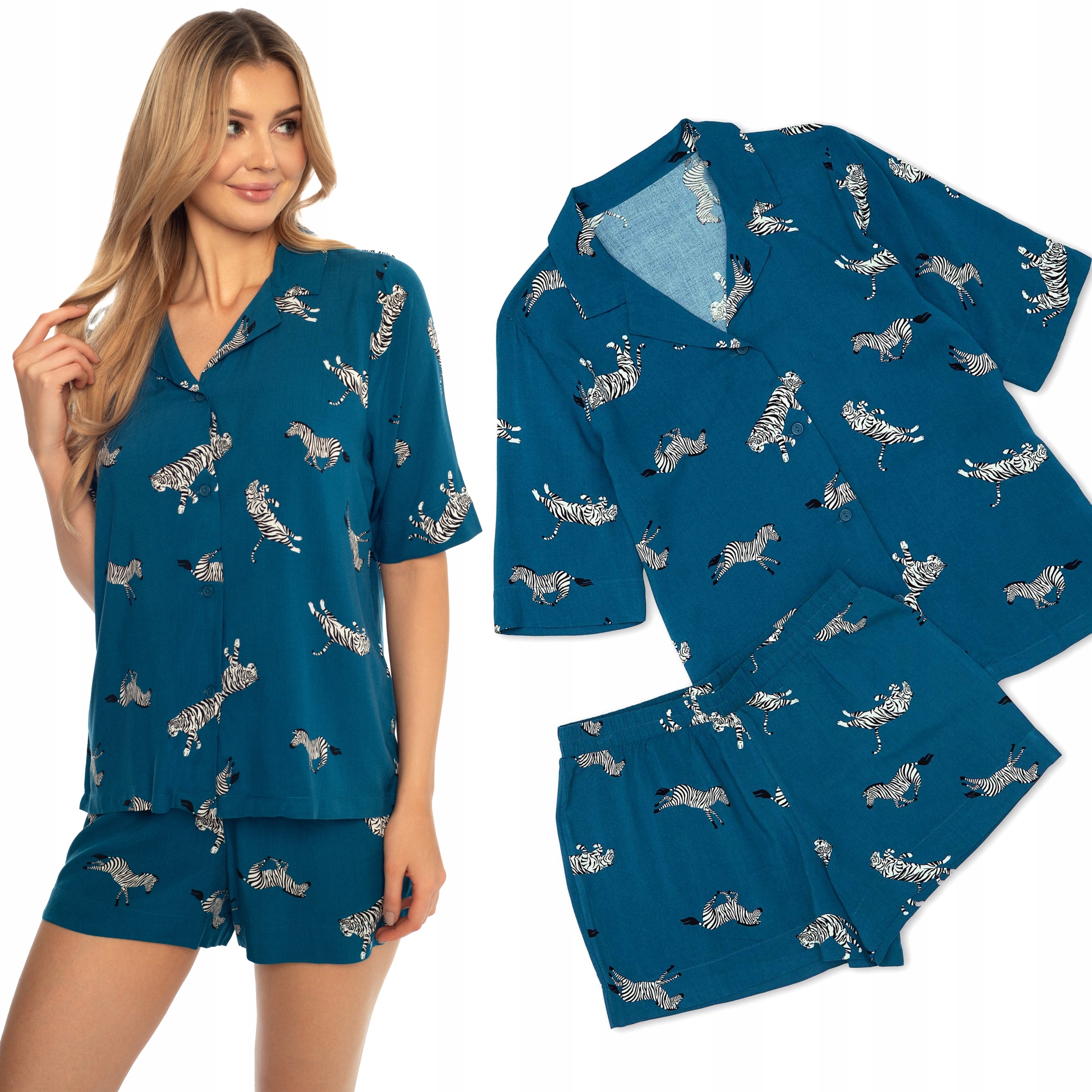 Henderson Airy Dámské letní pyžamo s krátkým rukávem 100% Viskóza S