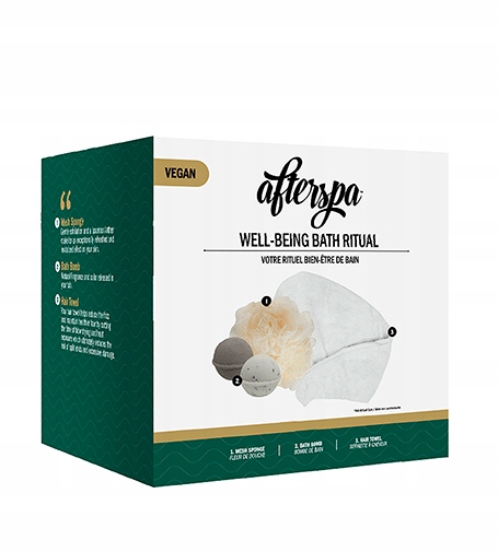 AfterSpa Well-Being Bath Ritual dárková sada šumivá bomba do koupele 2 ks