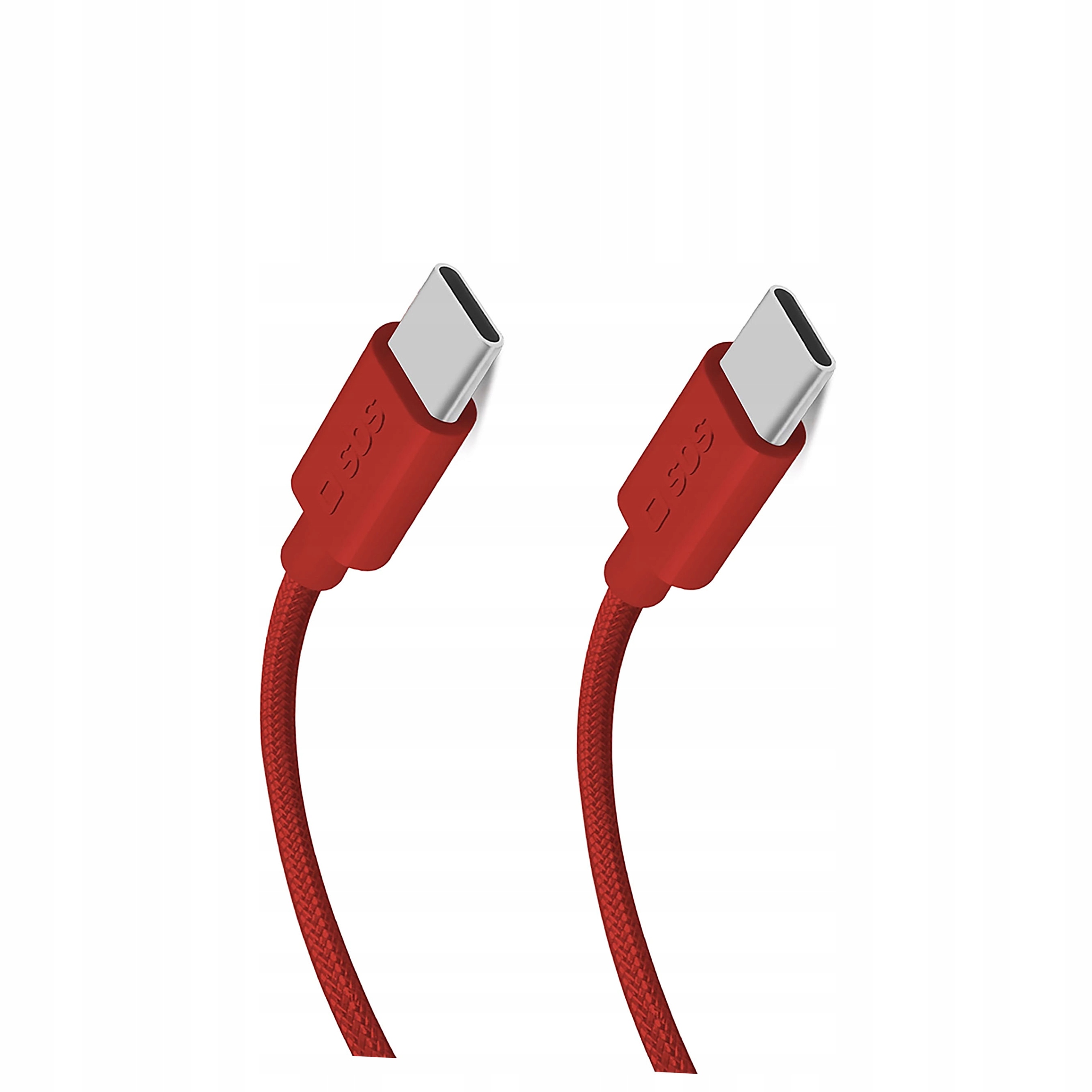 Kabel Sbs Tecabletissuetccr Usb-c Usb-c 1,5m 60 W w oplocie czerwony