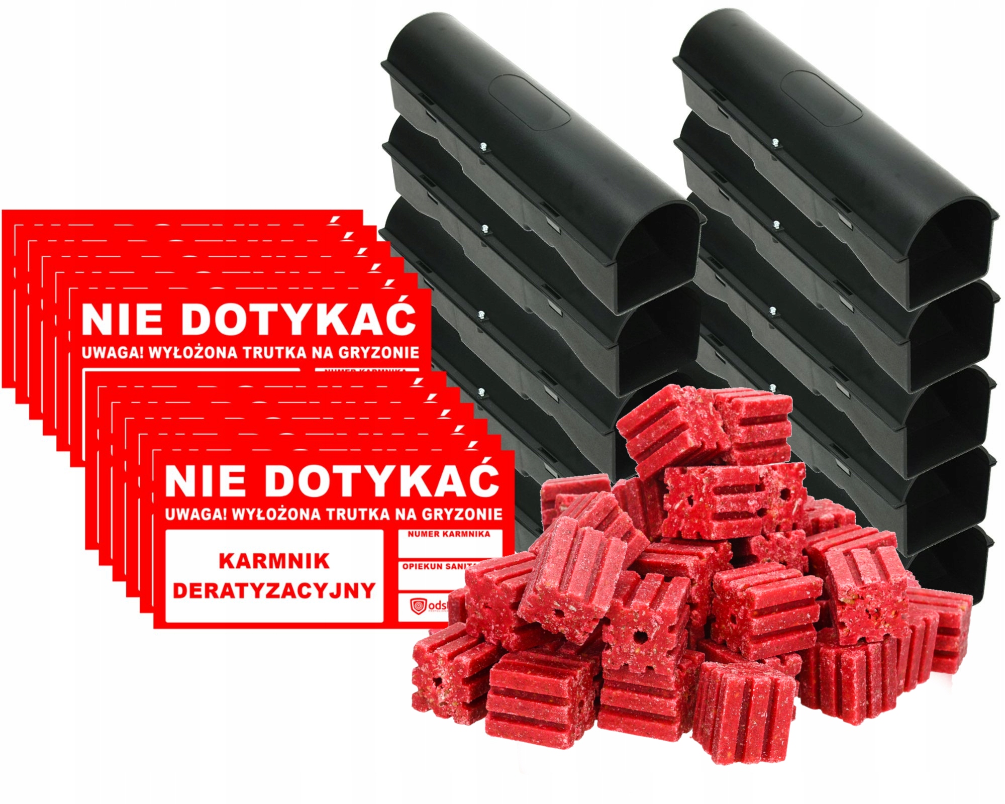 Stacja Deratyzacyjna Karmnik Na Szczury I Myszy X10 Trutka W Zestawie