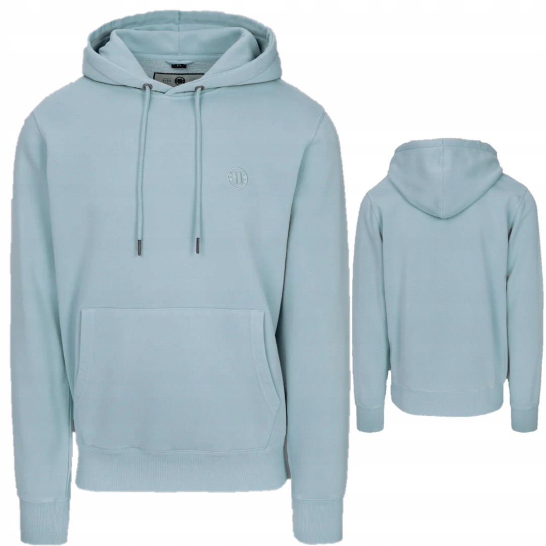 Pitbull West Coast Pánská Mikina S Kapucí Lancaster II Modrá, Modrá 3XL