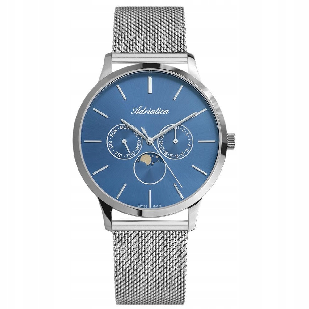Pánské Hodinky Adriatica A1274.5115QF stříbrný náramek