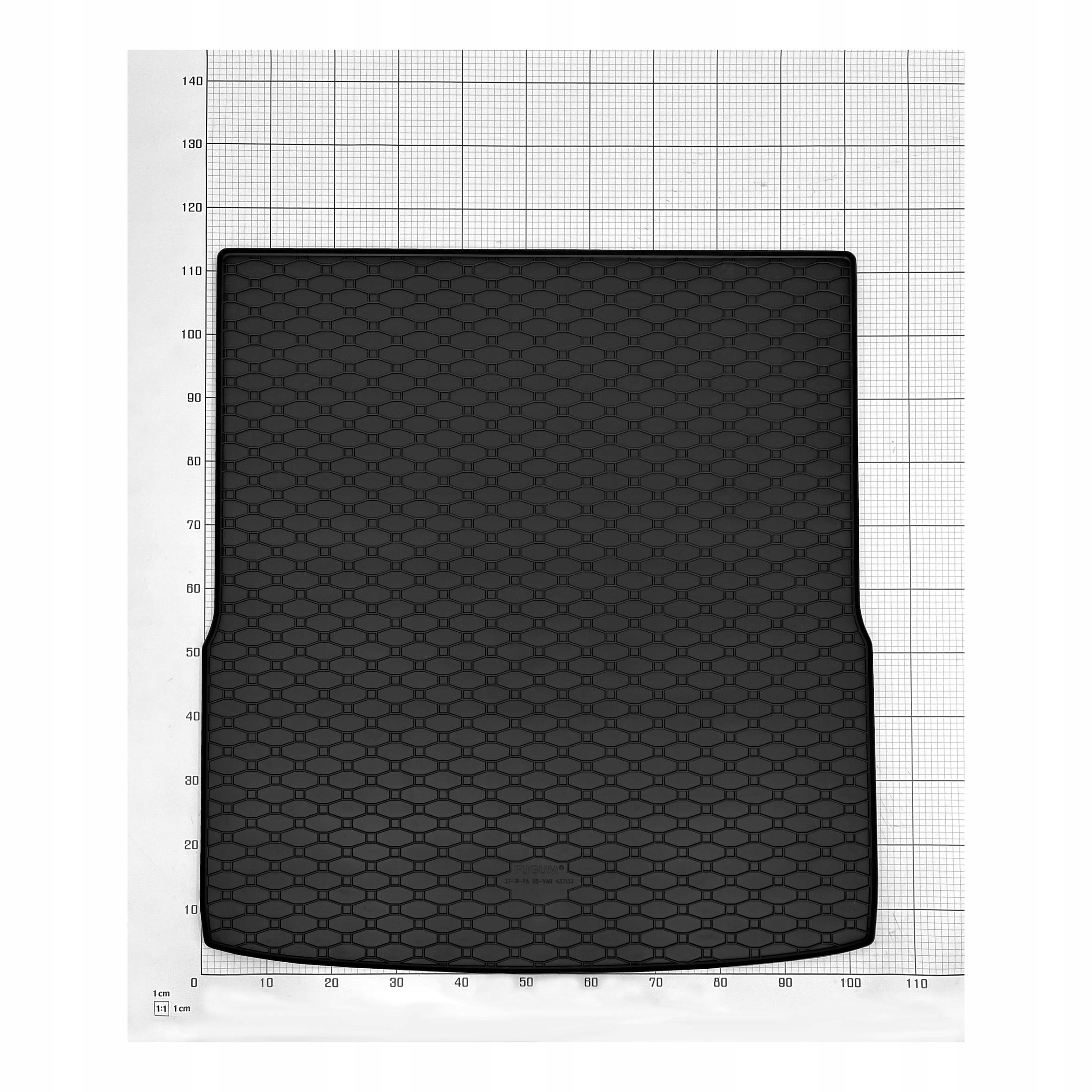 Zestaw dywaników do VW Passat Variant B6 od 2005 do 2011 Materiał guma