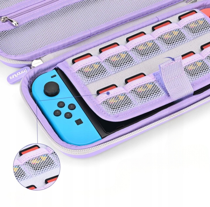 Pokrowiec ochronny Golden do konsoli Nintendo Switch 1 fioletowy