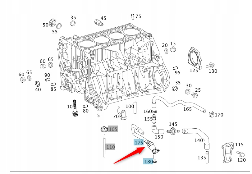 Odvzdušňovací Ventil Odma Mercedes M271 A2710100391