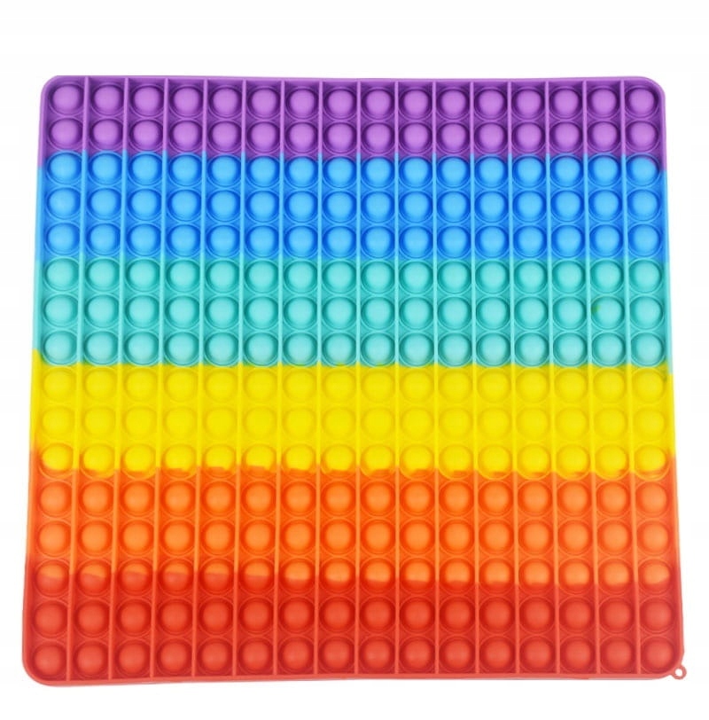 LT320 KOLOROWY POPIT PUSH BUBBLE POP IT DUŻY KWADRAT XXL 30x30